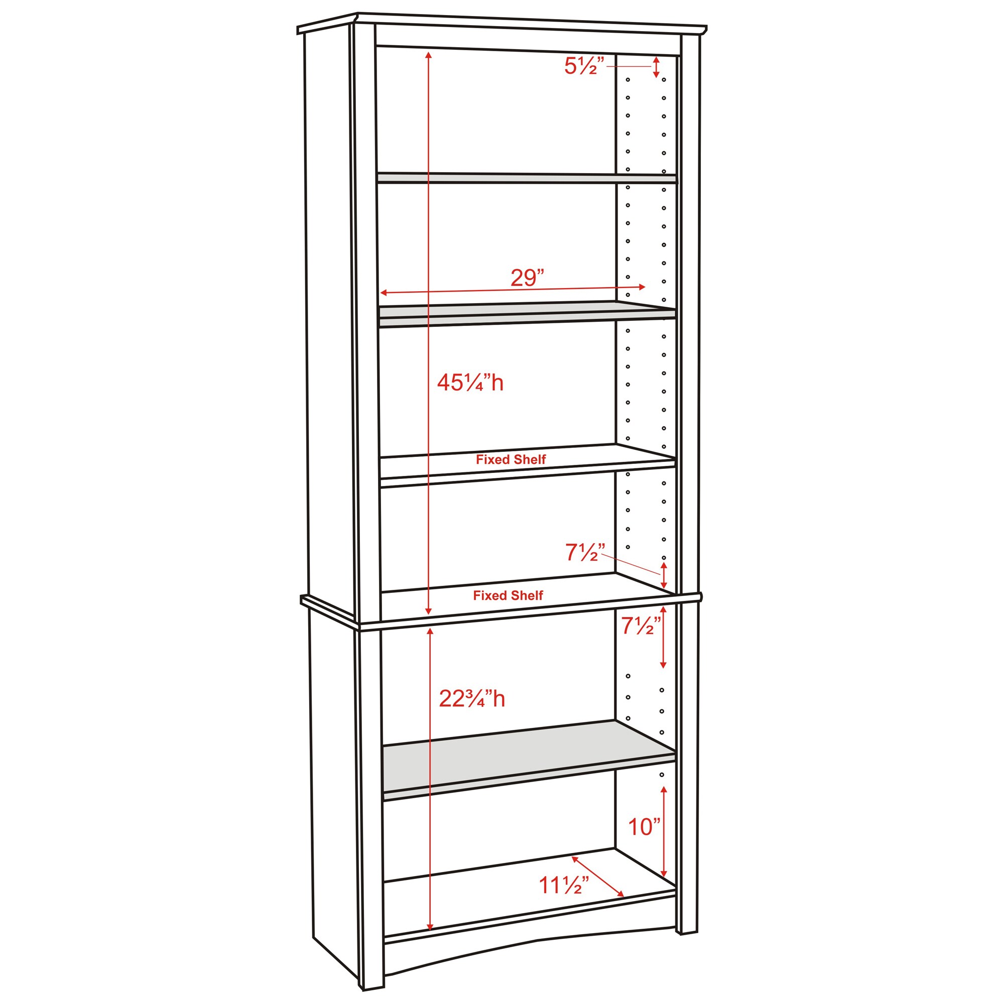 Prepac EDL-3277-K bookcases - View #10
