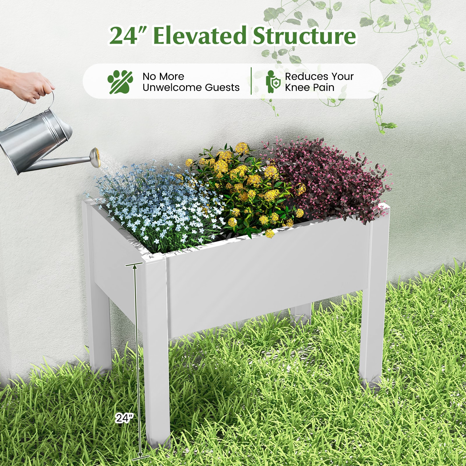 Ayelon GD41GT84WH Raised-Garden-Beds - View #4