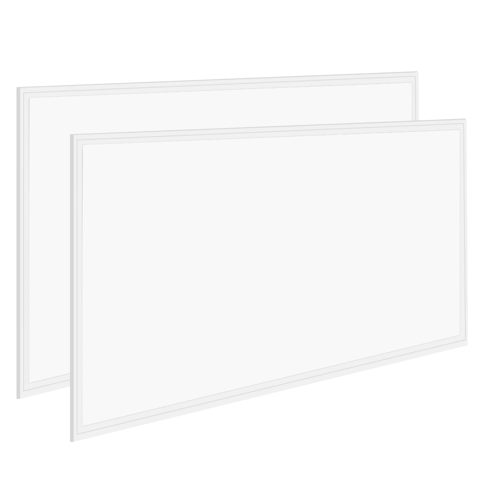 WYZM 24-in x 48-in Panel Light 2-Pack 400-sq ft Frosted Ceiling Panels in the Ceiling Light Panels at Lowes.com