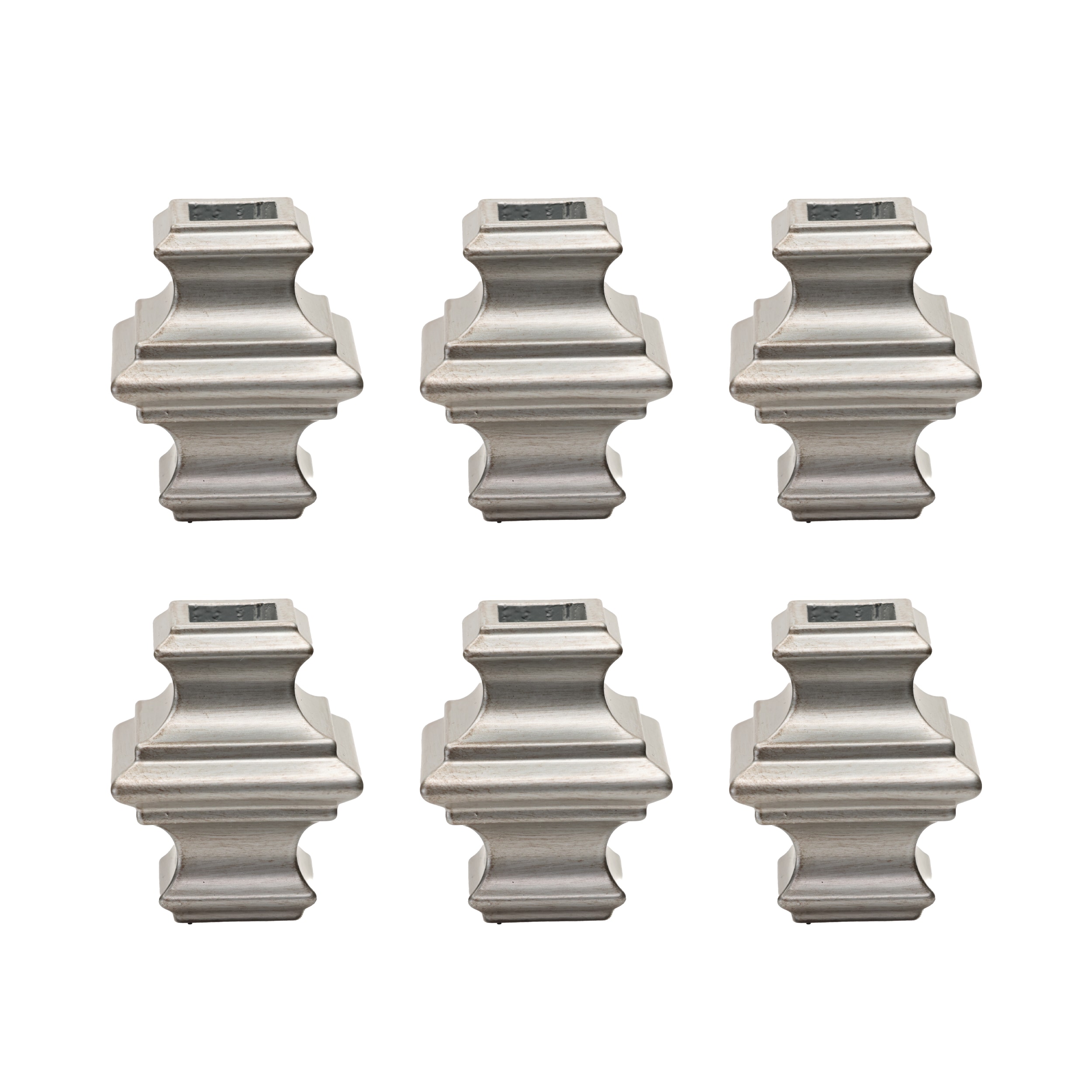 RELIABILT WGKN500NKL 1.875-in x 1.5625-in Classic Nickel Aluminum Single Knuckle Stair Baluster (6-Pack)