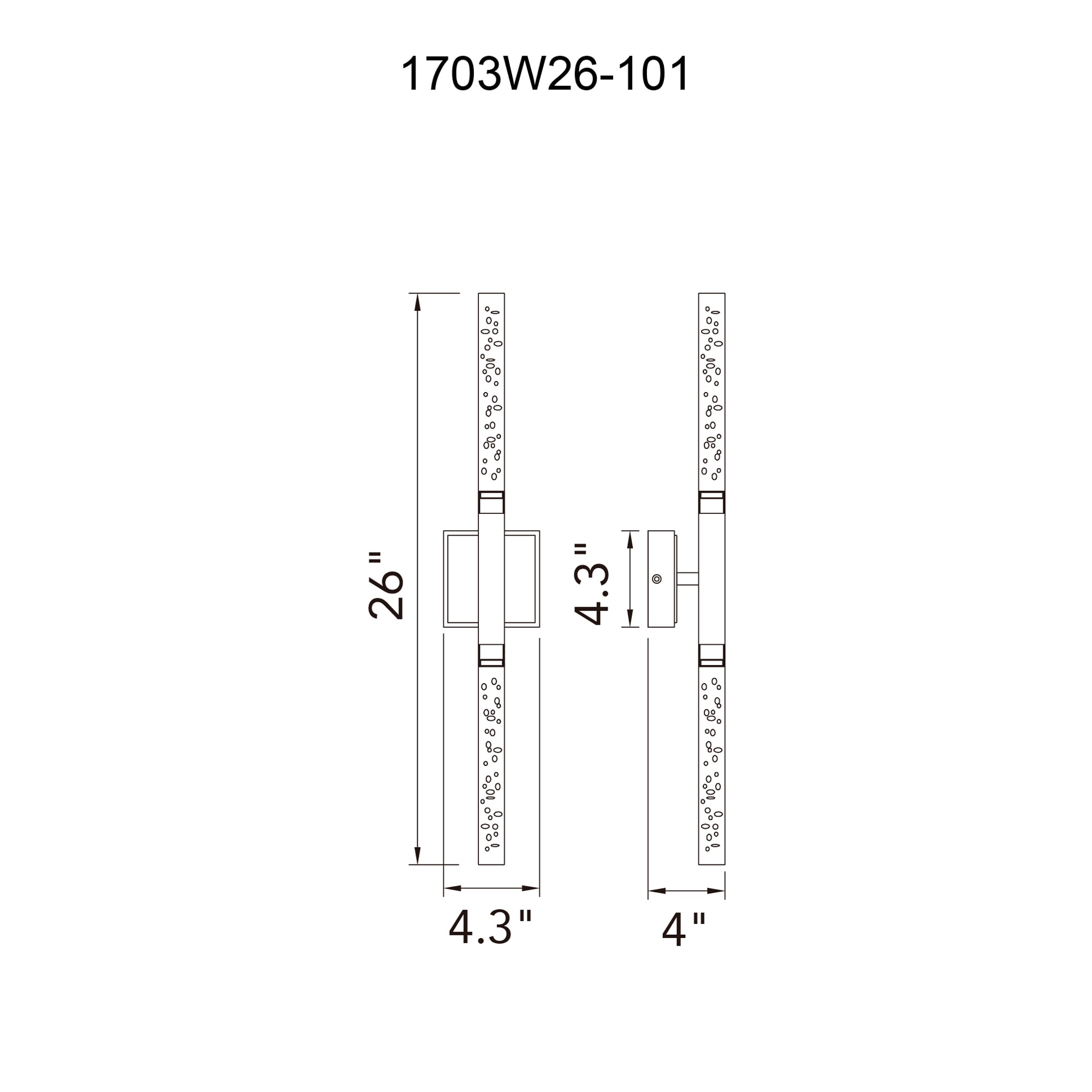 CWI Lighting 1703W26-101 b089995 - View #10