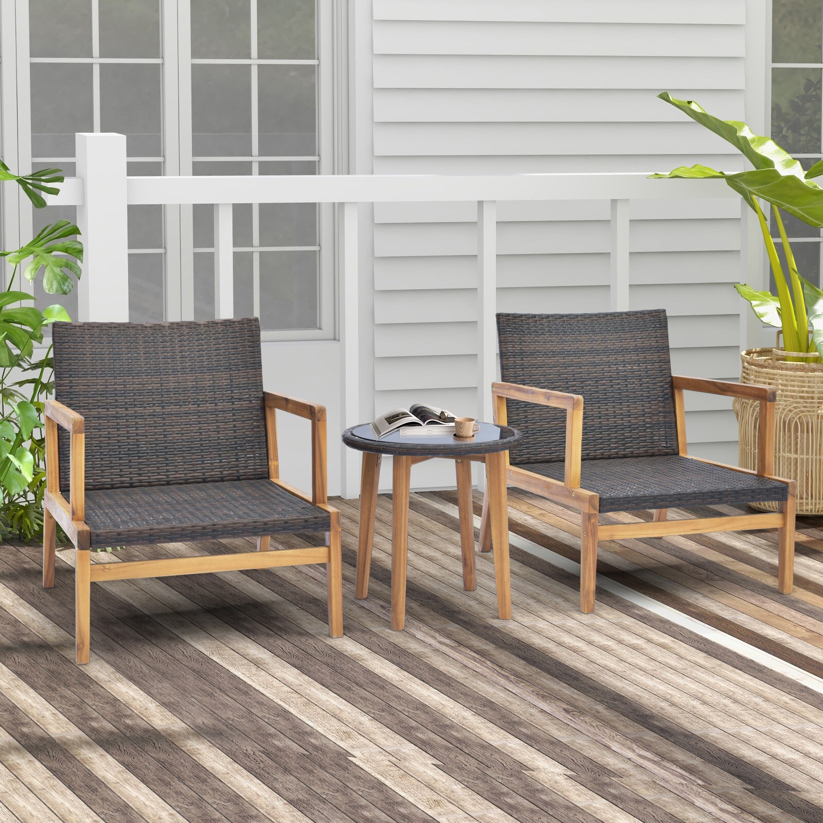 Slickblue D-CO-HW41617WH Patio-Conversation-Sets - View #4