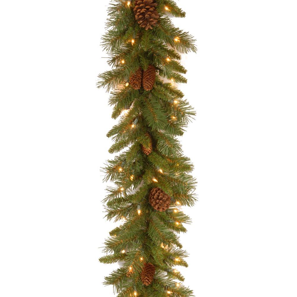 Details about   6.8ft/2m 20 Led Christmas Decor Tree wreath Copper wire Lights Garland Pine Cone