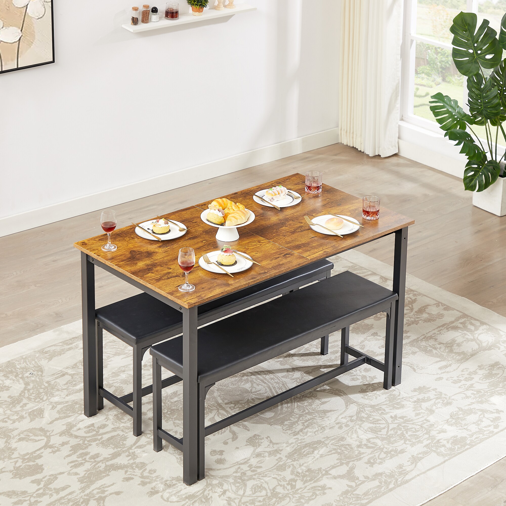 Vecelo LOE-TC17-BRN Dining-Sets - View #10
