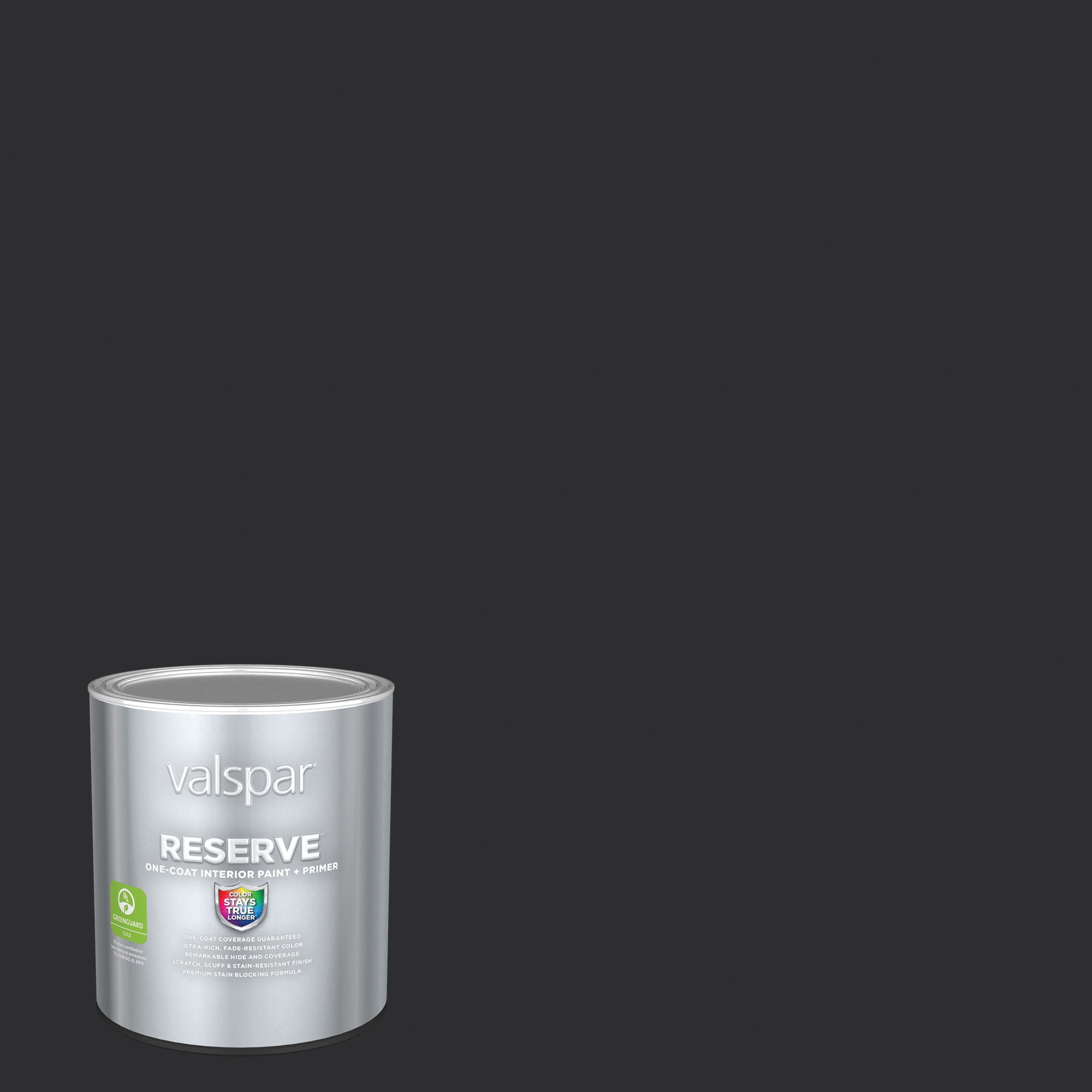 Valspar 4009-2-2916570 Reserve Semi-gloss Noir 4009-2 Latex Interior Paint Paint + Primer ( 1-quart )