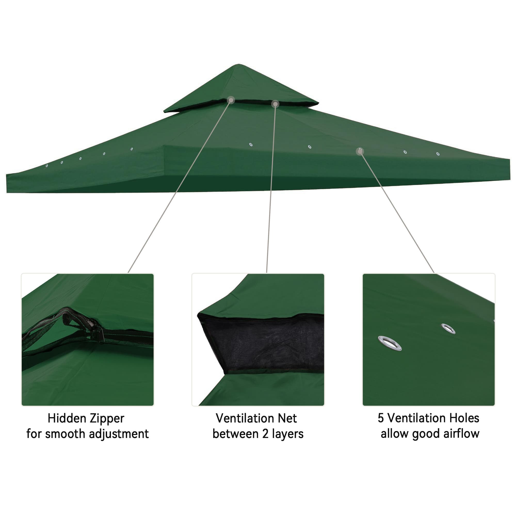 Yescom 07TOP002-10T-G04-LO Canopies-Sl - View #2