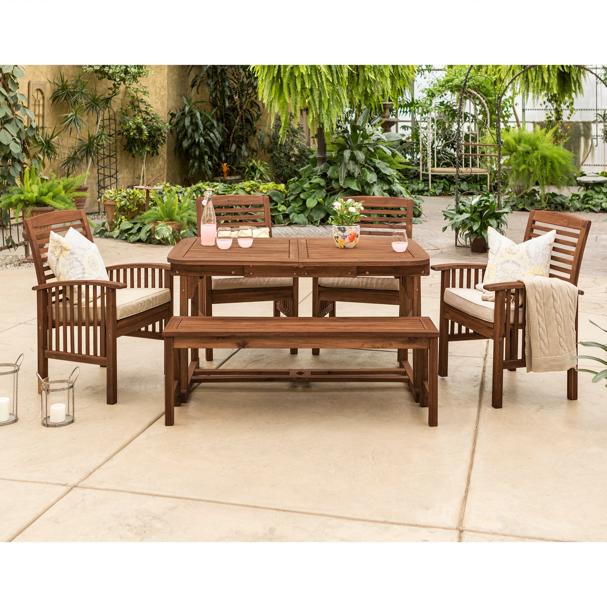 Walker Edison LWW6SDB Patio-Dining-Sets - View #3