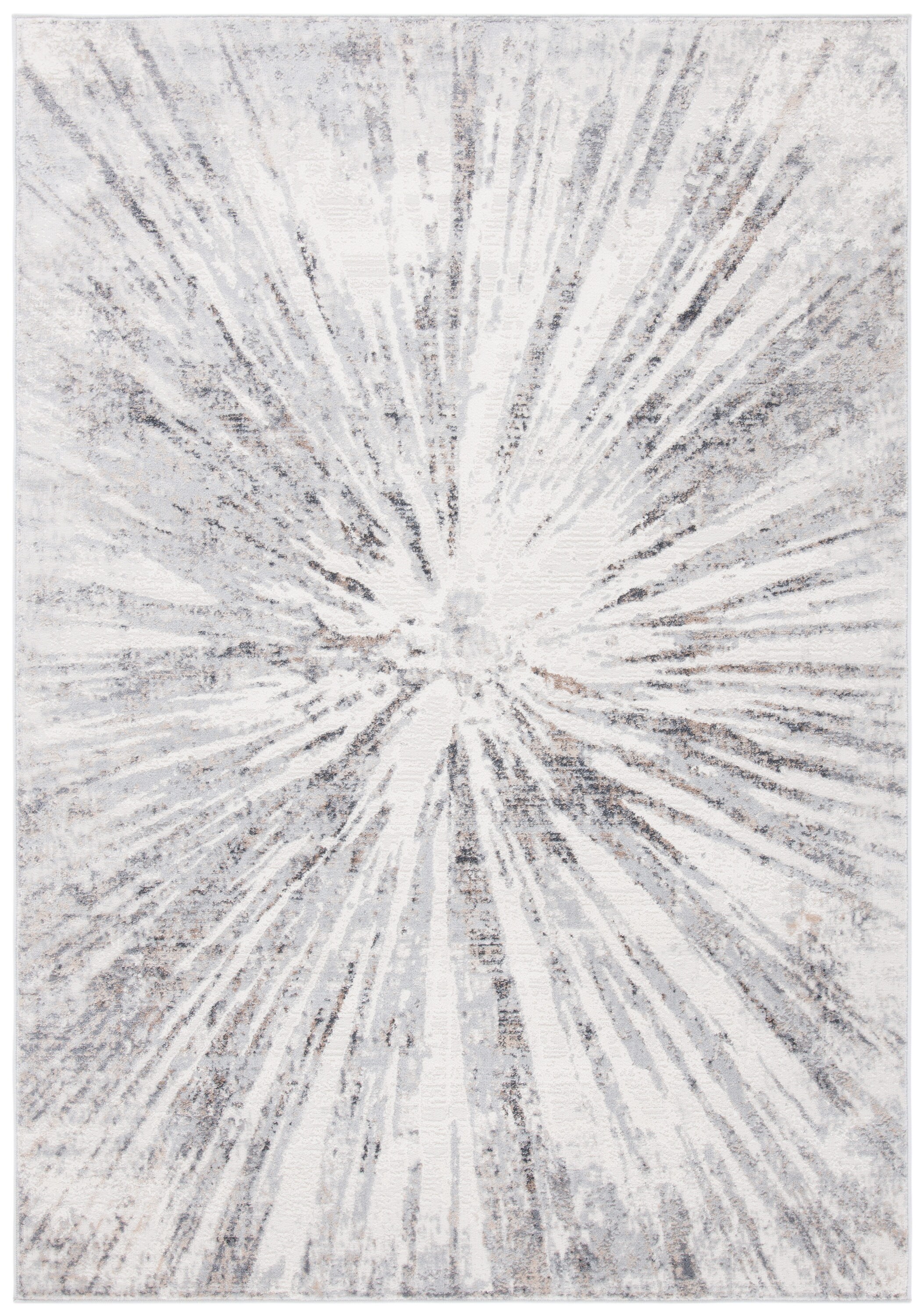 Safavieh ALA449H-5 Amelia Gertrude 5 x 8 (ft) Loomed Synthetic Gray/Gold Rectangular Indoor Distressed/Overdyed Bohemian/Eclectic Area rug