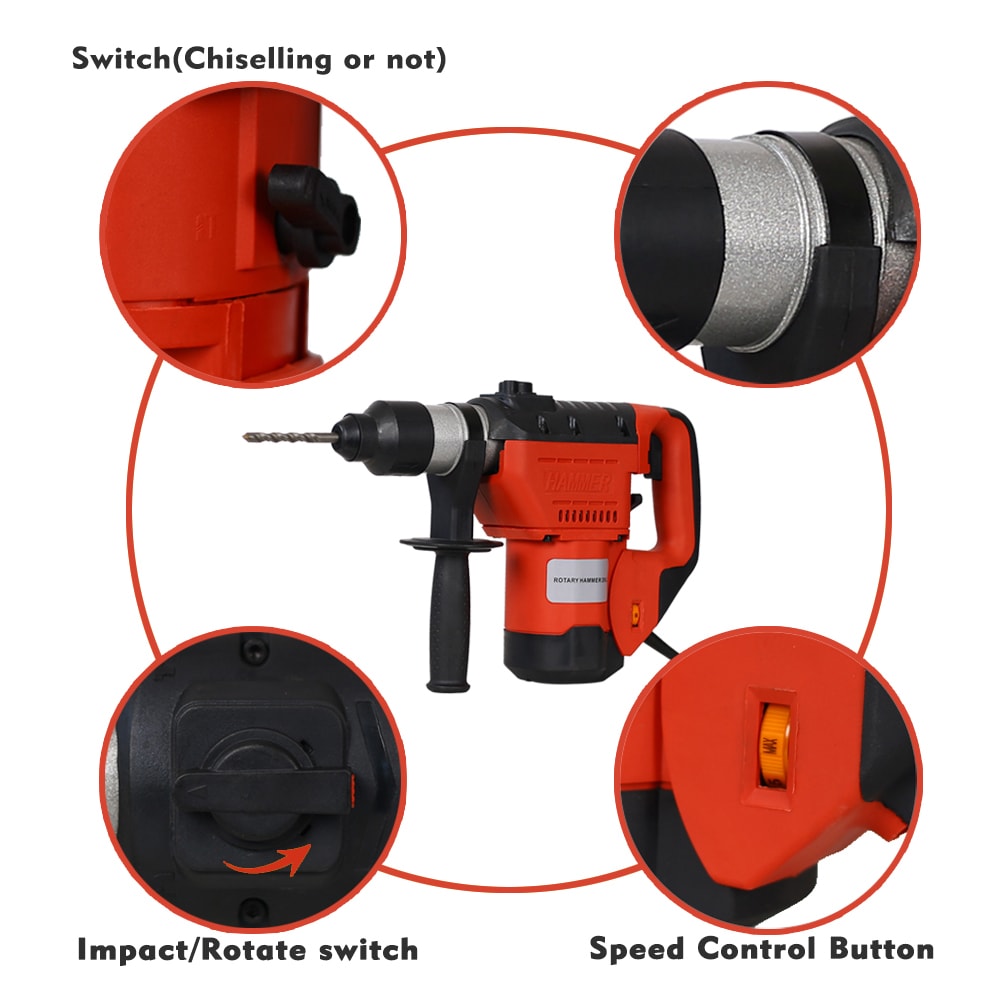 Kahomvis GH-QPW4-6685 Cordless-Rotary-Hammers - View #4