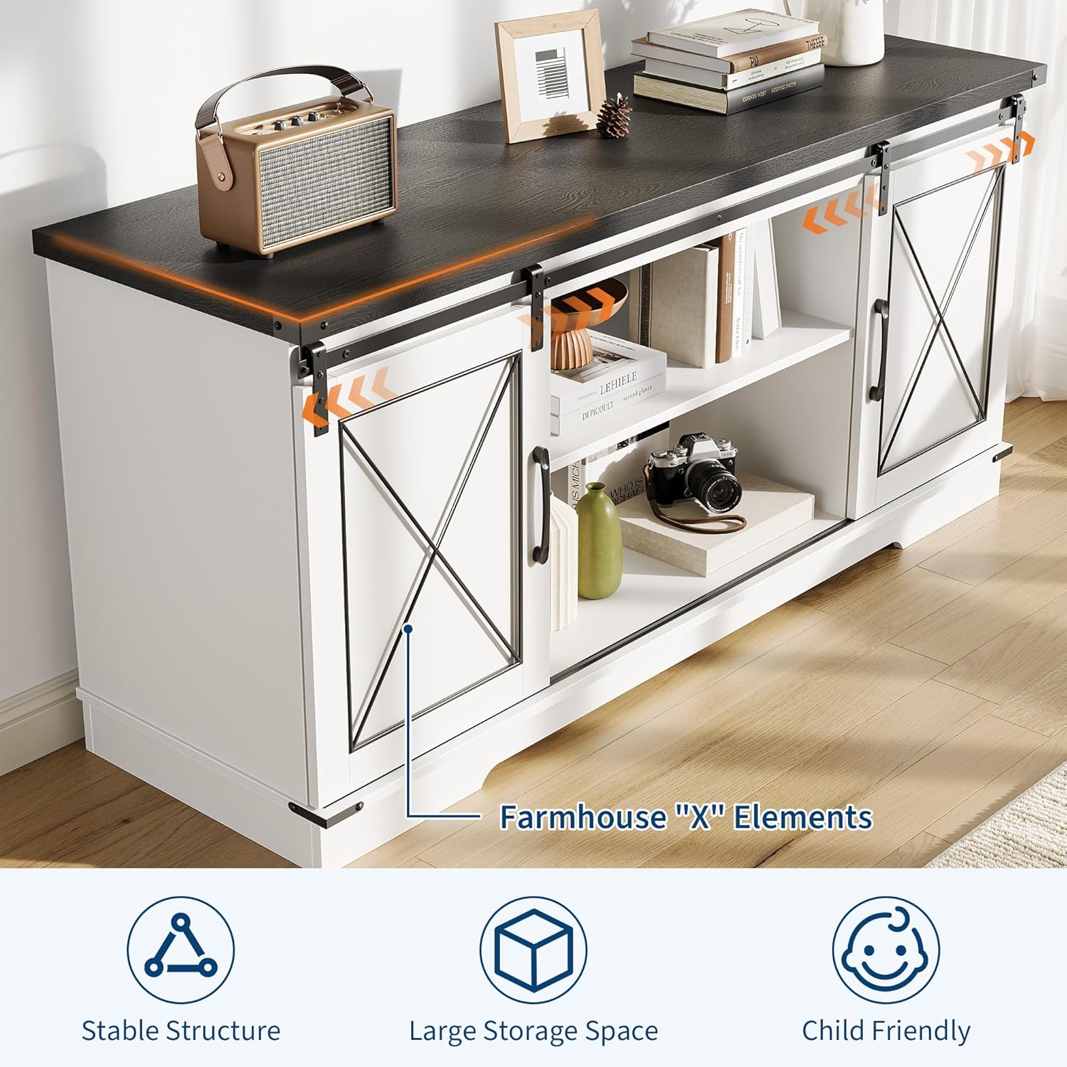 Qeetex SUN-PHO-15RPGA2W Tv-Stands - View #3