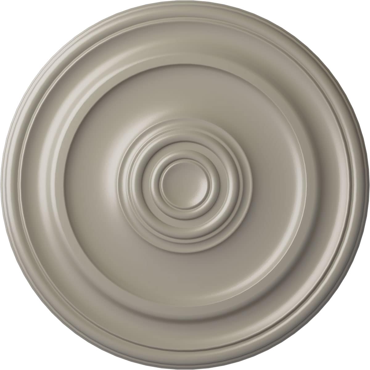 Ekena Millwork CM20KPPWS Kepler Traditional 19.75-in W x 19.75-in L Pearl White Polyurethane Ceiling Medallion