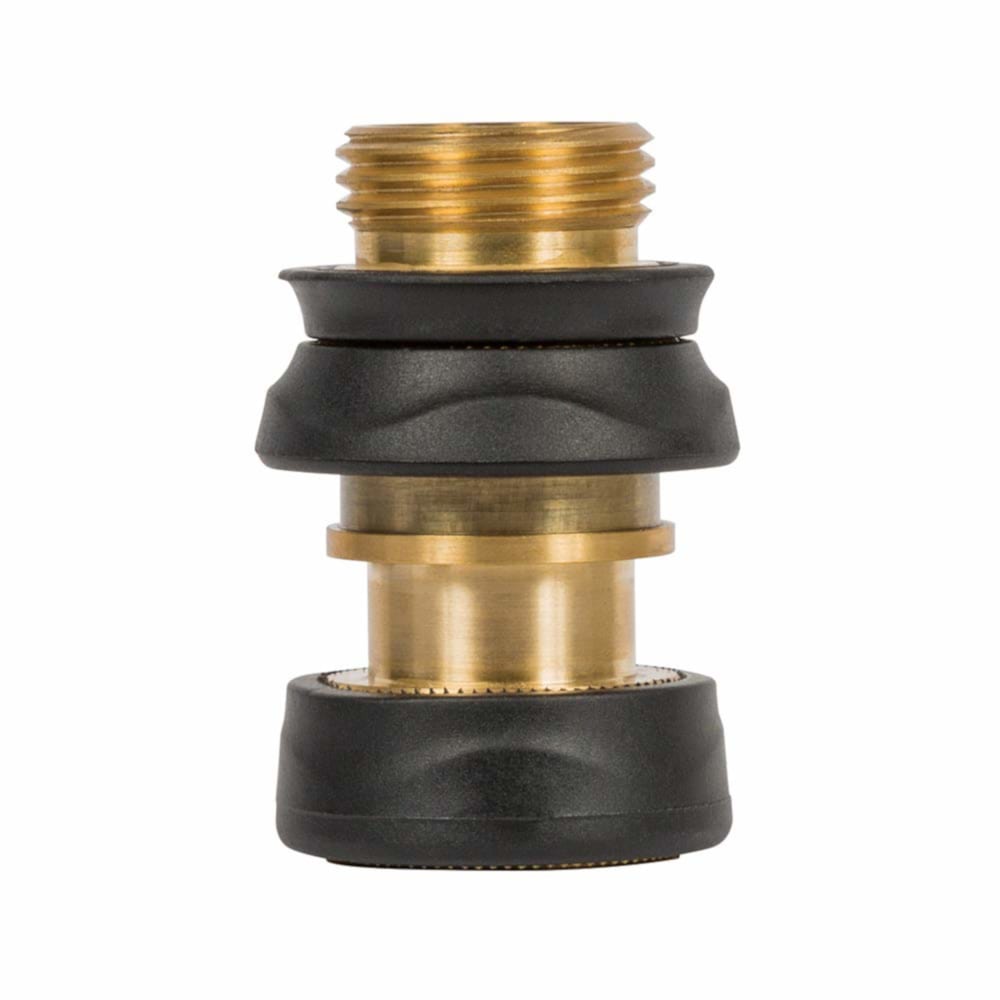 Gilmour -  Heavy Duty Brass Threaded Female/Male Quick Connector 1 pk
