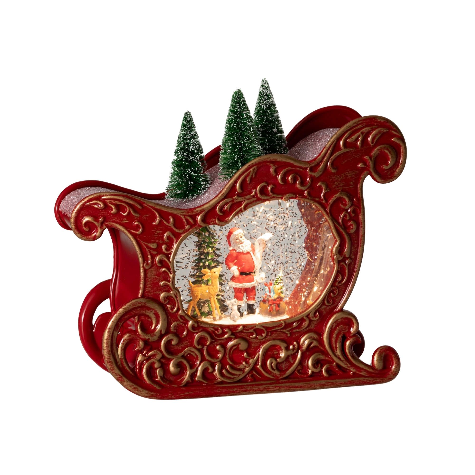 Sullivans PN4112 8.25-in Decoration Sleigh Christmas Decor