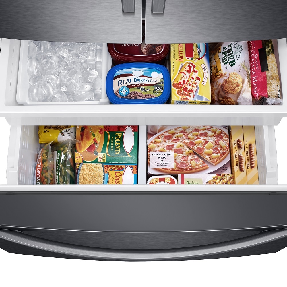 Samsung 28.07 cu ft French Door Refrigerator w/ Dual Ice Maker (Stainless  Steel) – All In Stock Today!