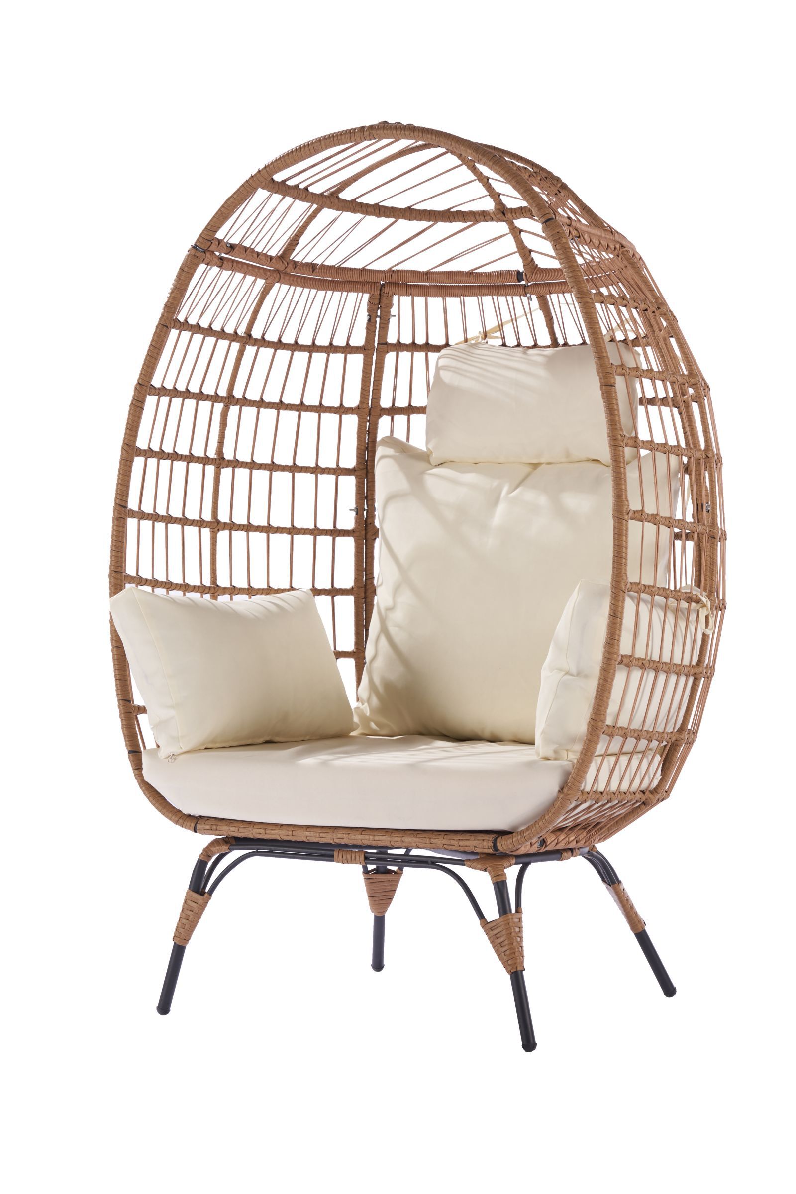 Flynama J-V-69065 Yellow Woven Hammock chair with Stand