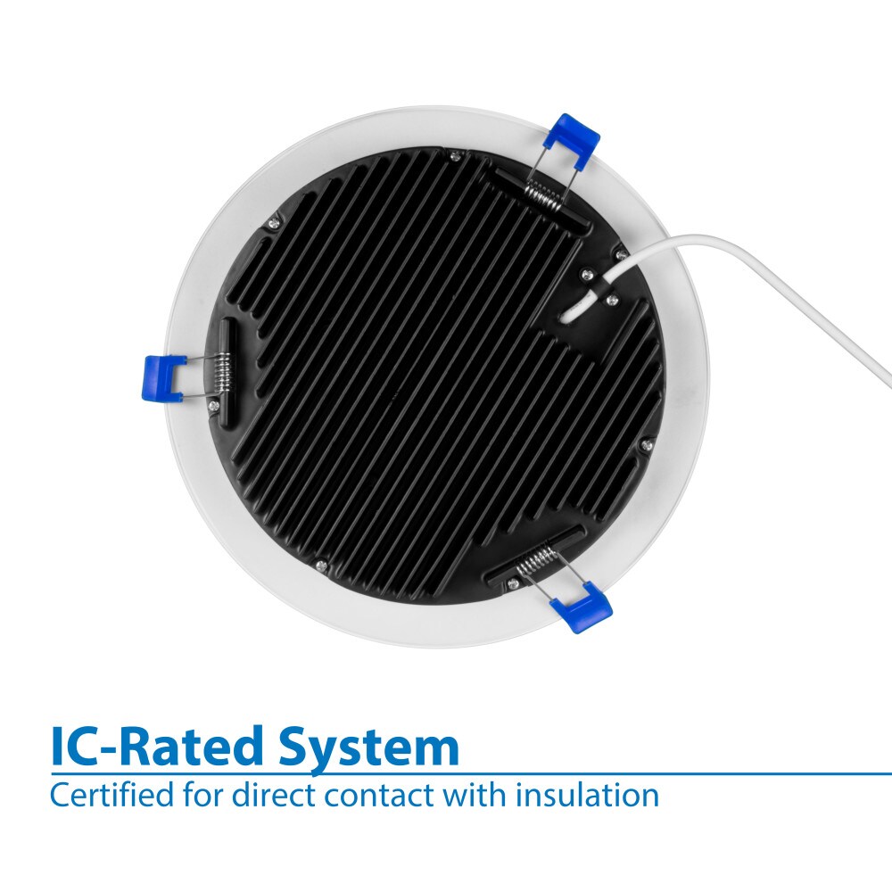 Nicor Lighting DLE821203KRDBK Led-Retrofit-Downlight - View #6