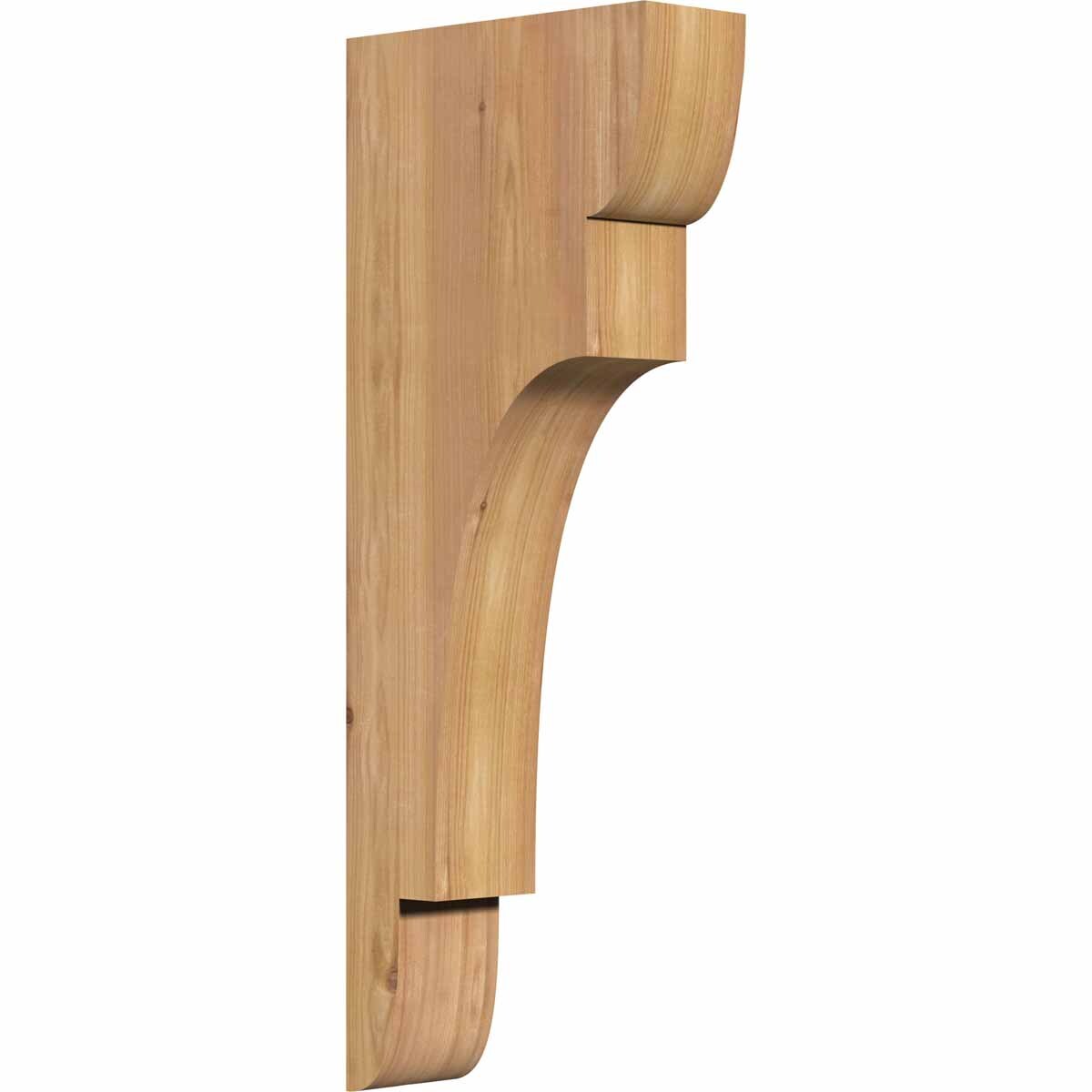 Ekena Millwork COR04X10X26NEB00SWR 3.5-in x 10-in x 26-in New brighton Unfinished Western red cedar Wood Paintable/Stainable Corbel