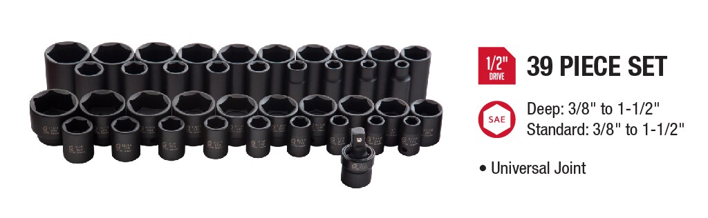 SUNEX TOOLS 2668 Impact-Socket-Sets - View #6