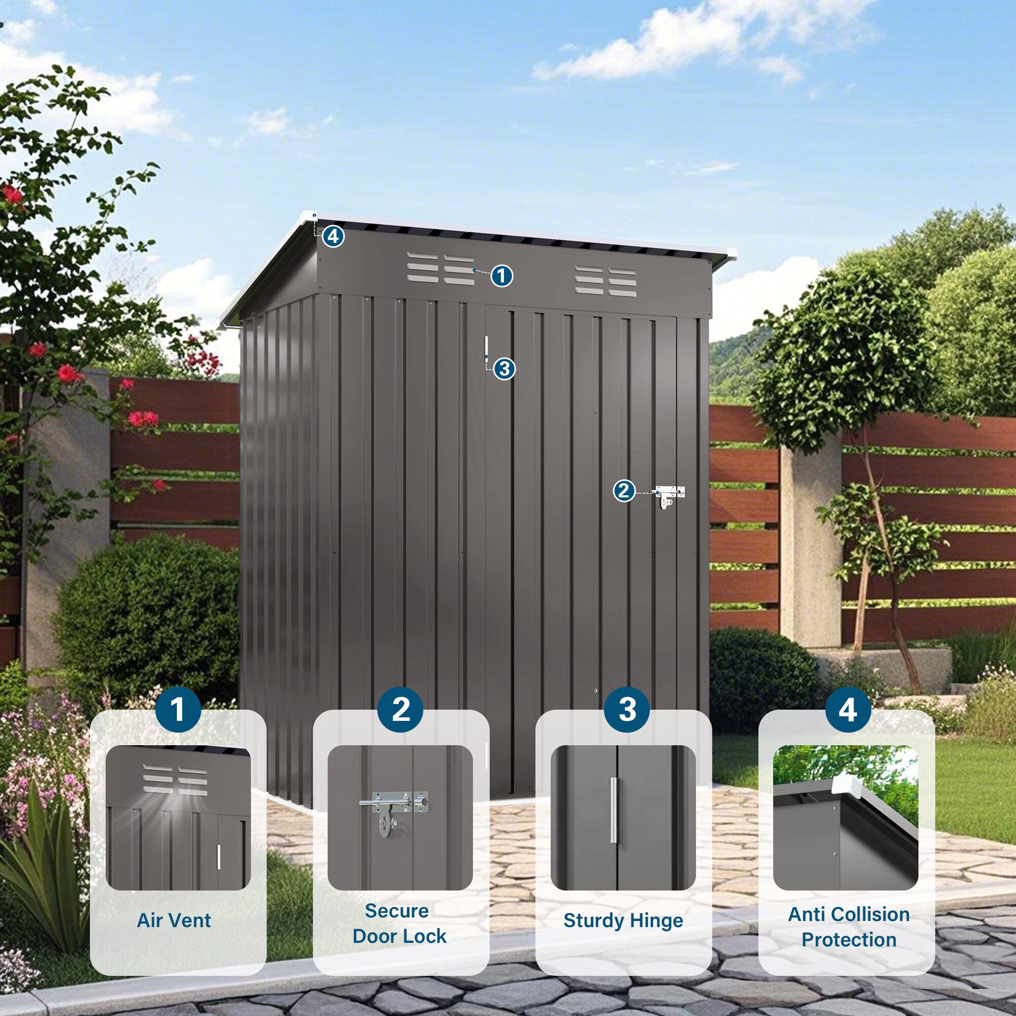 Iseryn OS93513P30 Metal-Storage-Buildings-Sheds - View #13