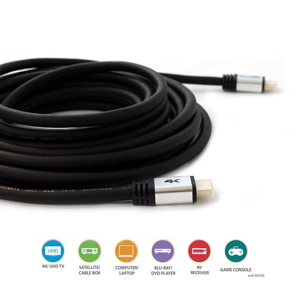 Cablevantage HDMI Cable 2.0 75 Feet, Ultra-High Speed Supports