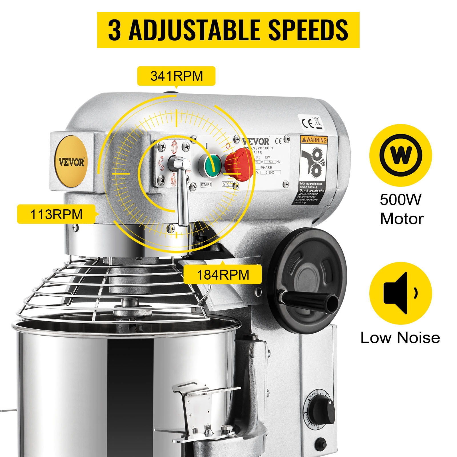 VEVOR DDSYJ15QT110VPKL3V1 Stand-Mixers - View #8