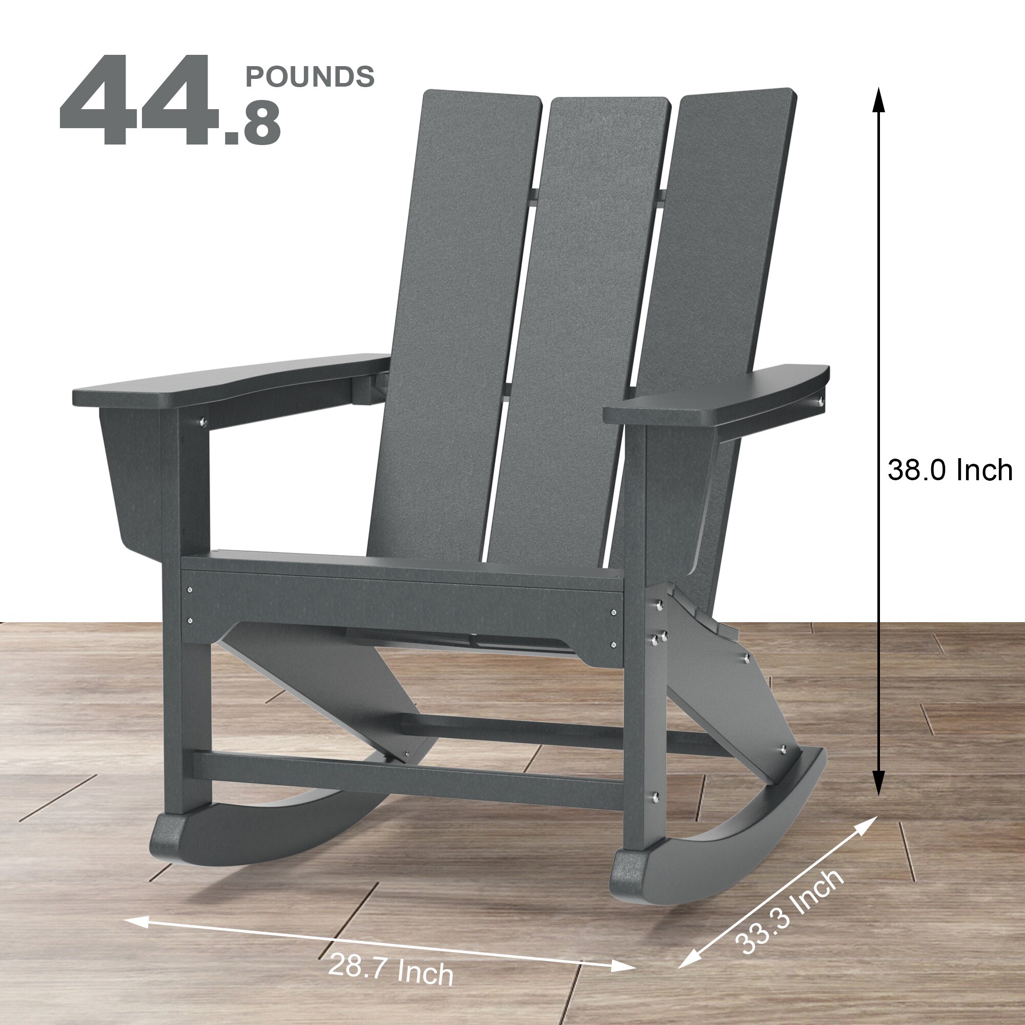 Poly furniture RC-HE02-GY Patio-Chairs - View #4