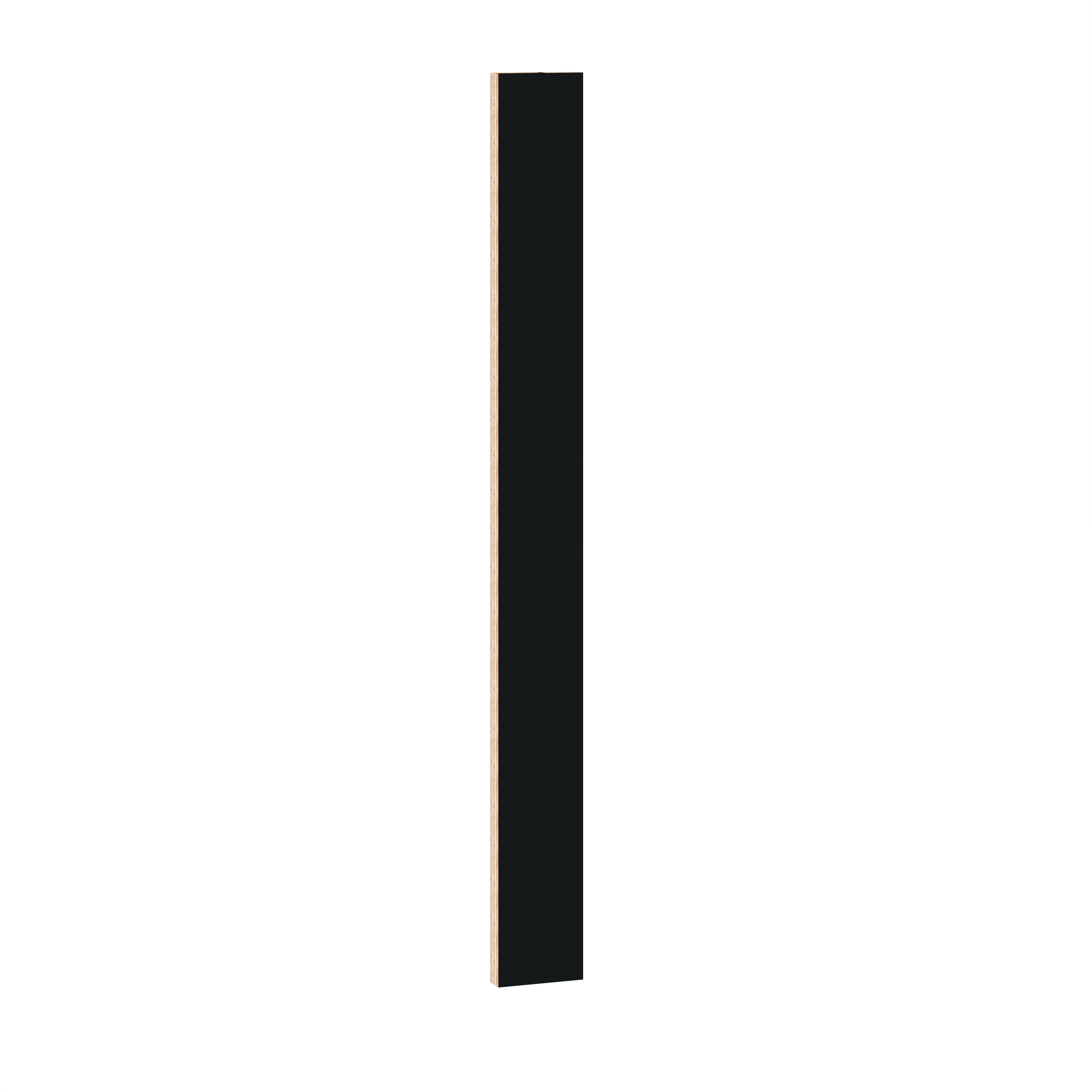 Diamond Express 61I-F330 Cabinet Fill Strip 3-in W x 30-in H x 0.75 D Black Painted