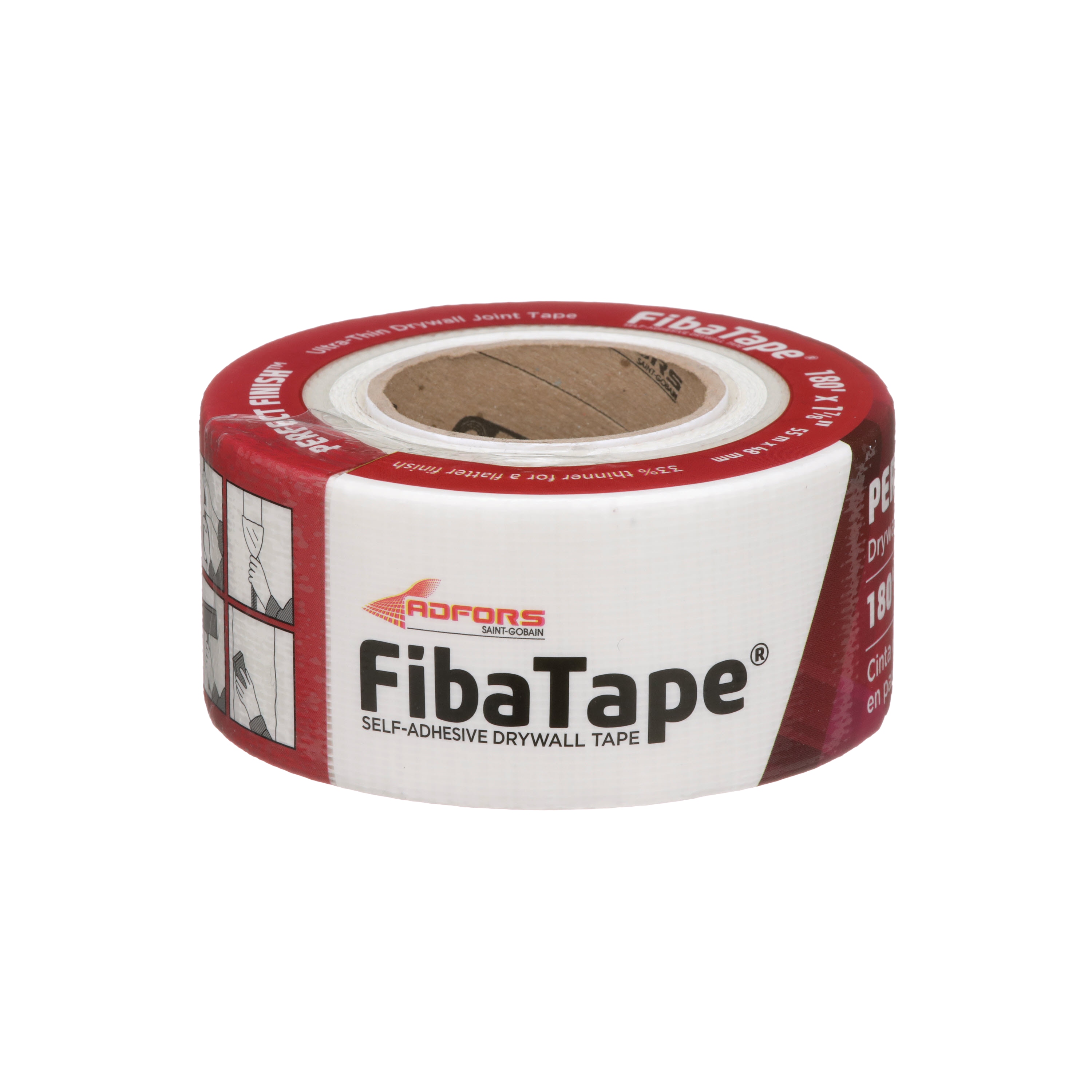 Saint-Gobain ADFORS FibaTape Perfect Finish 1.875-in x 180-ft Mesh  Construction Self-Adhesive Joint Tape in the Drywall Tape department at  Lowes.com