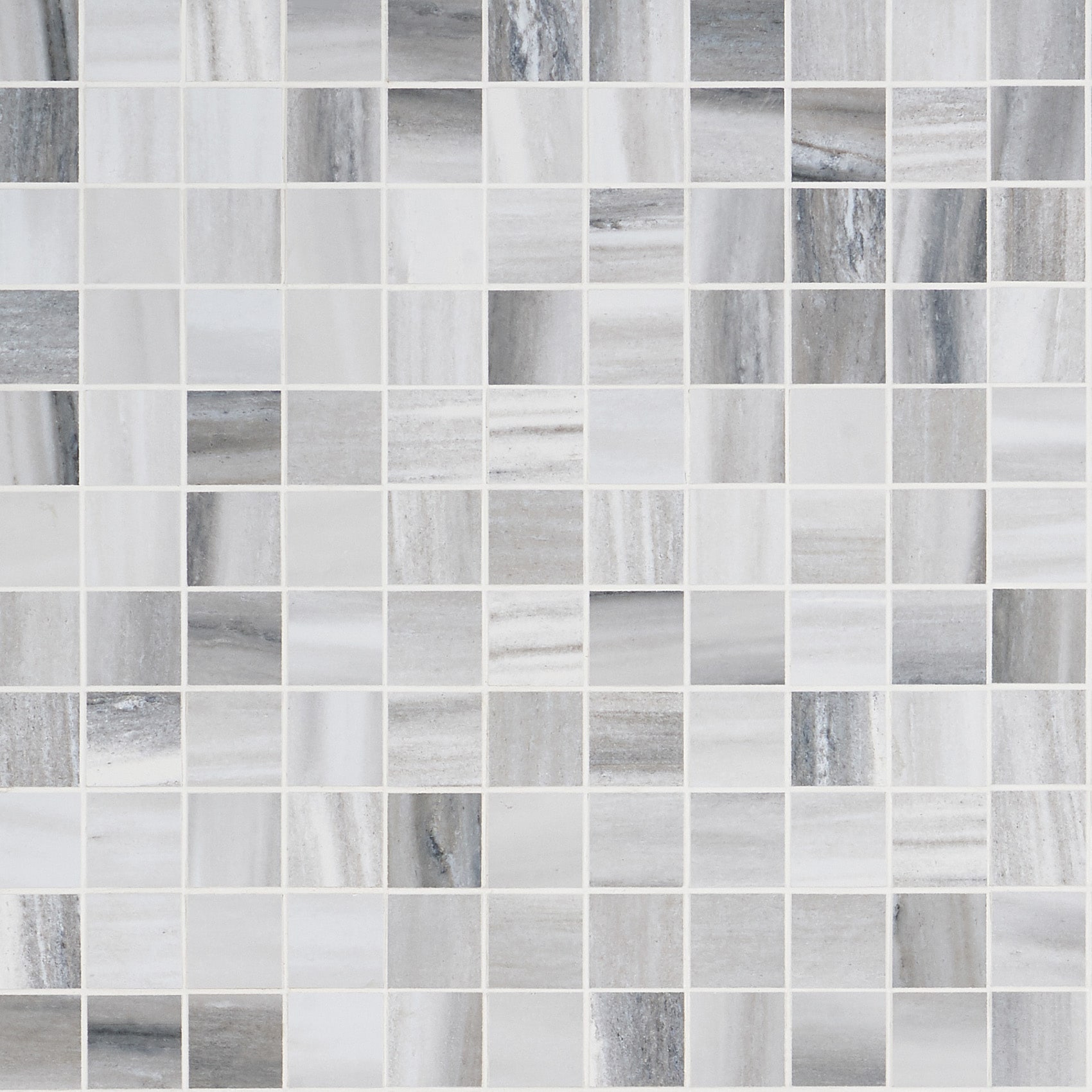 Artmore Tile EXT3RD106910 Nepal Blue 13-in x 13-in Matte Porcelain Marble look Mosaic Floor and Wall Tile ( 1.17-sq ft Piece