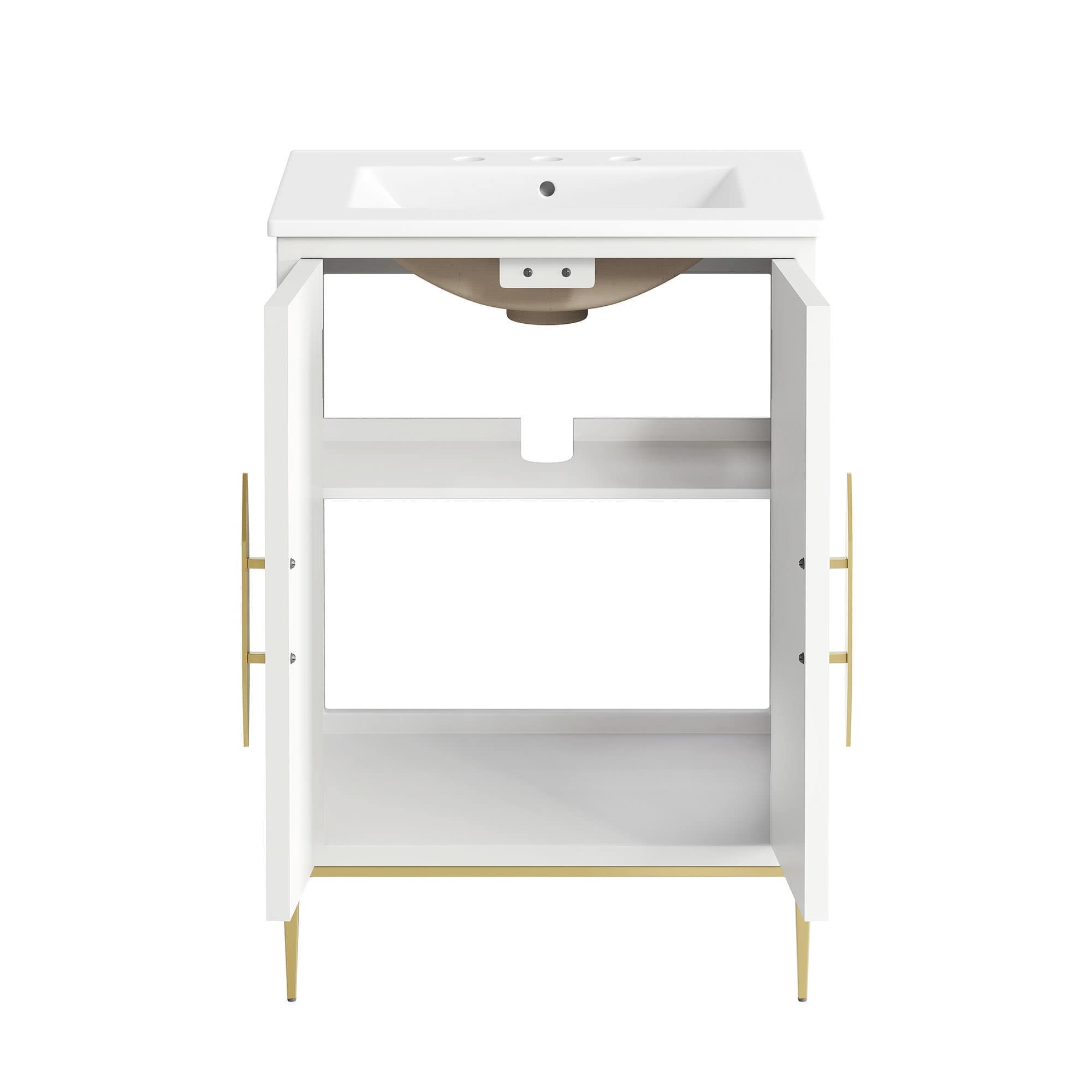 Modway EEI-7592-WHI-WHI Bath-Vanity-Combo - View #10