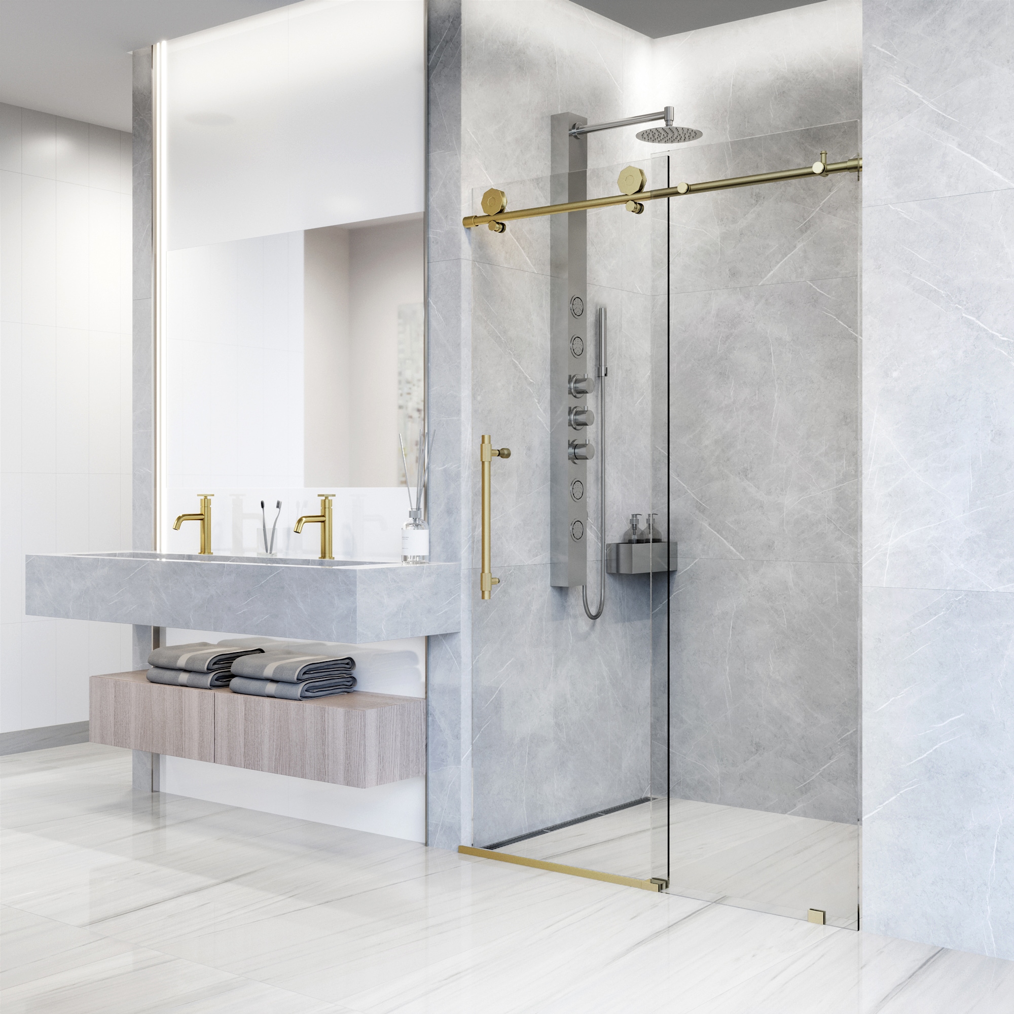 VIGO VG6022MGCL6076 Shower-Doors - View #4
