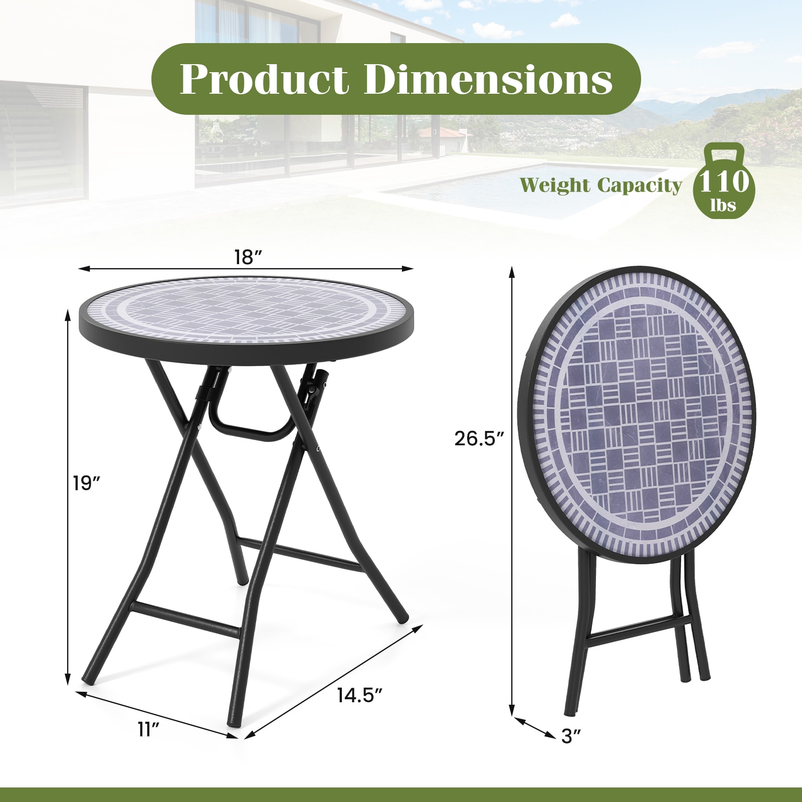 Costway HCST05602 End-Tables - View #2