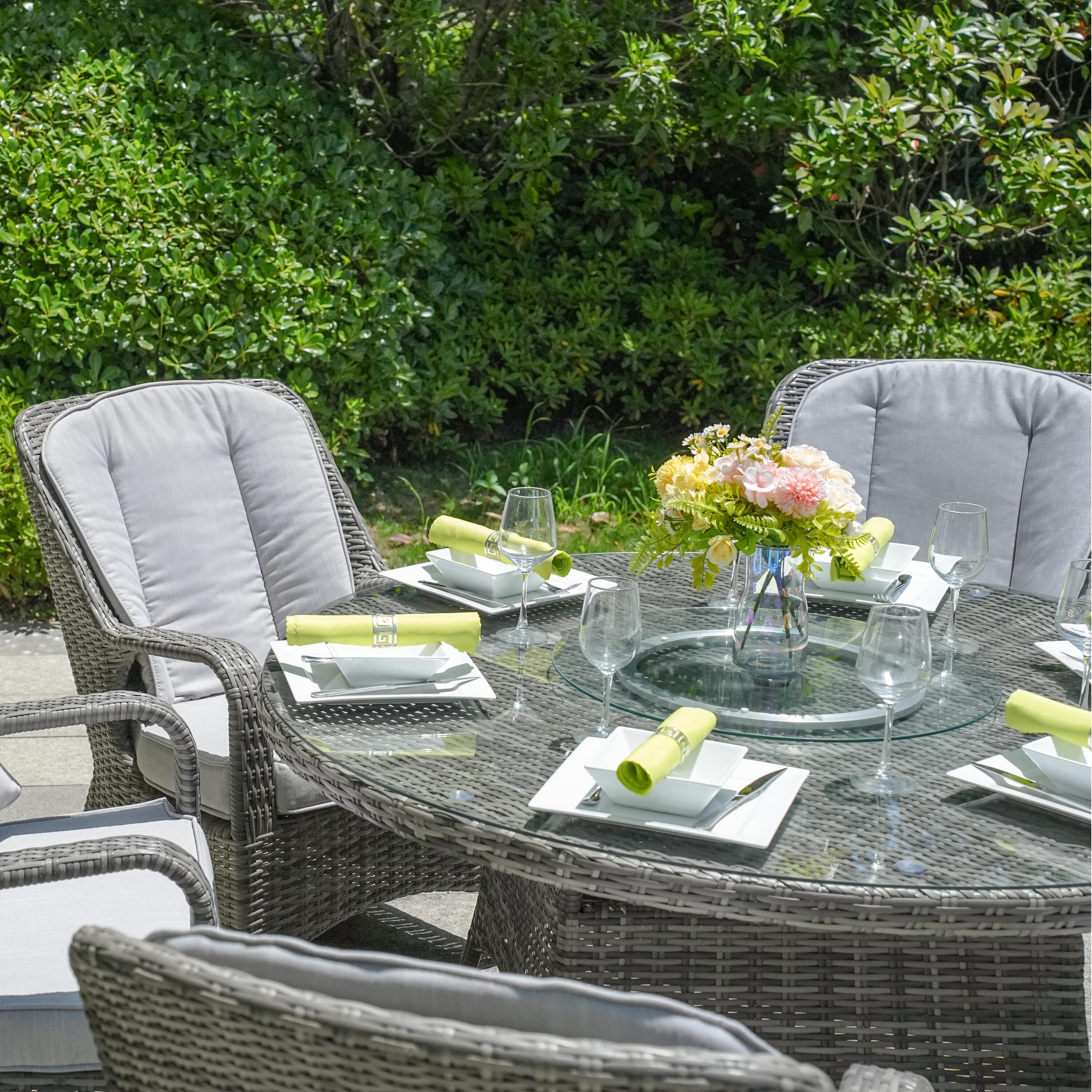 Direct Wicker DWD-1711-GRAY Patio-Dining-Sets - View #13