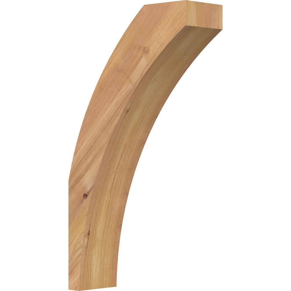 Ekena Millwork BRC04X10X18THR00SWR 3-1/2-in x 10-in x 18-in Western Red Cedar Unfinished Wood Thorton smooth