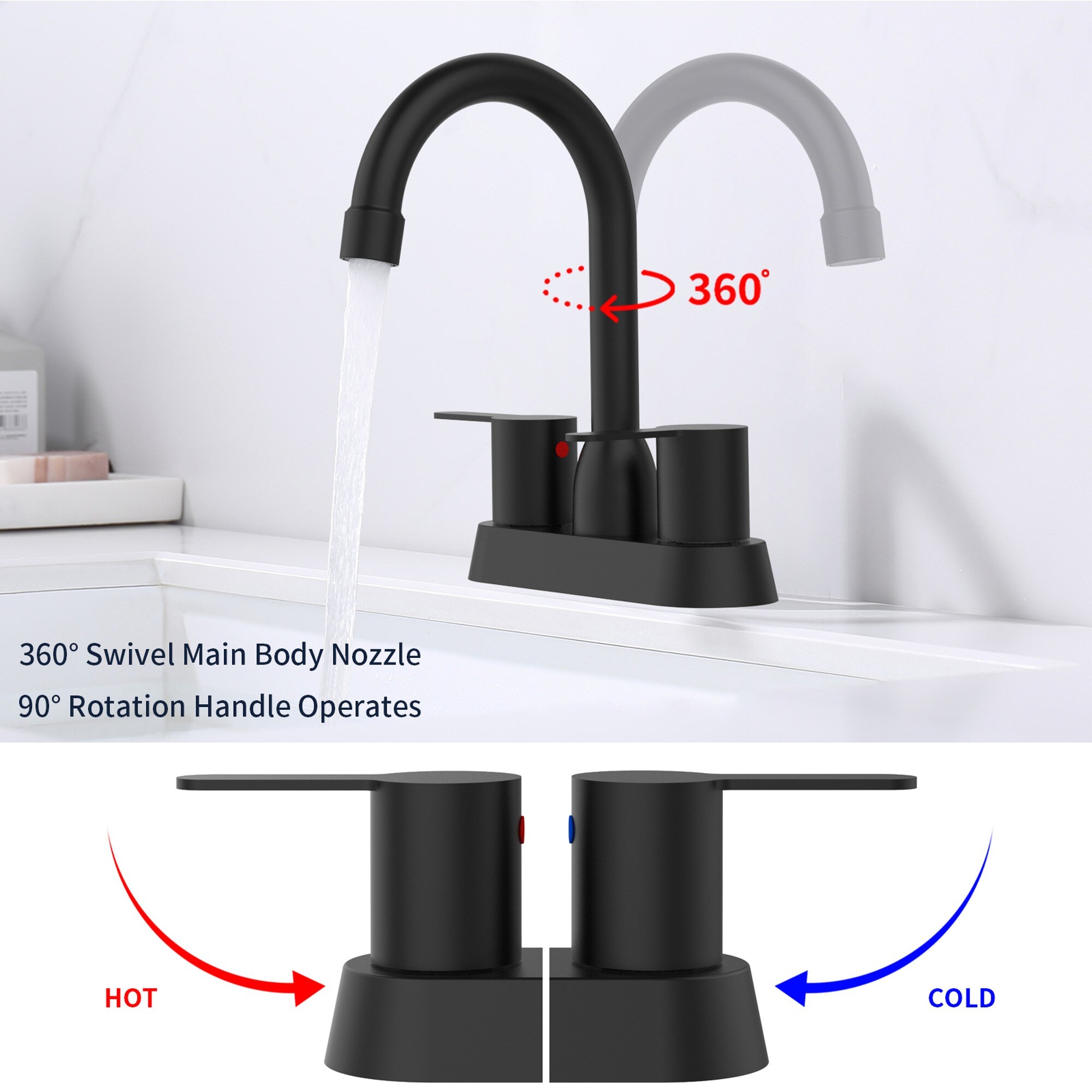 HyperDrop Cart ZW-T3177P277492 Lavatory-Faucets - View #3
