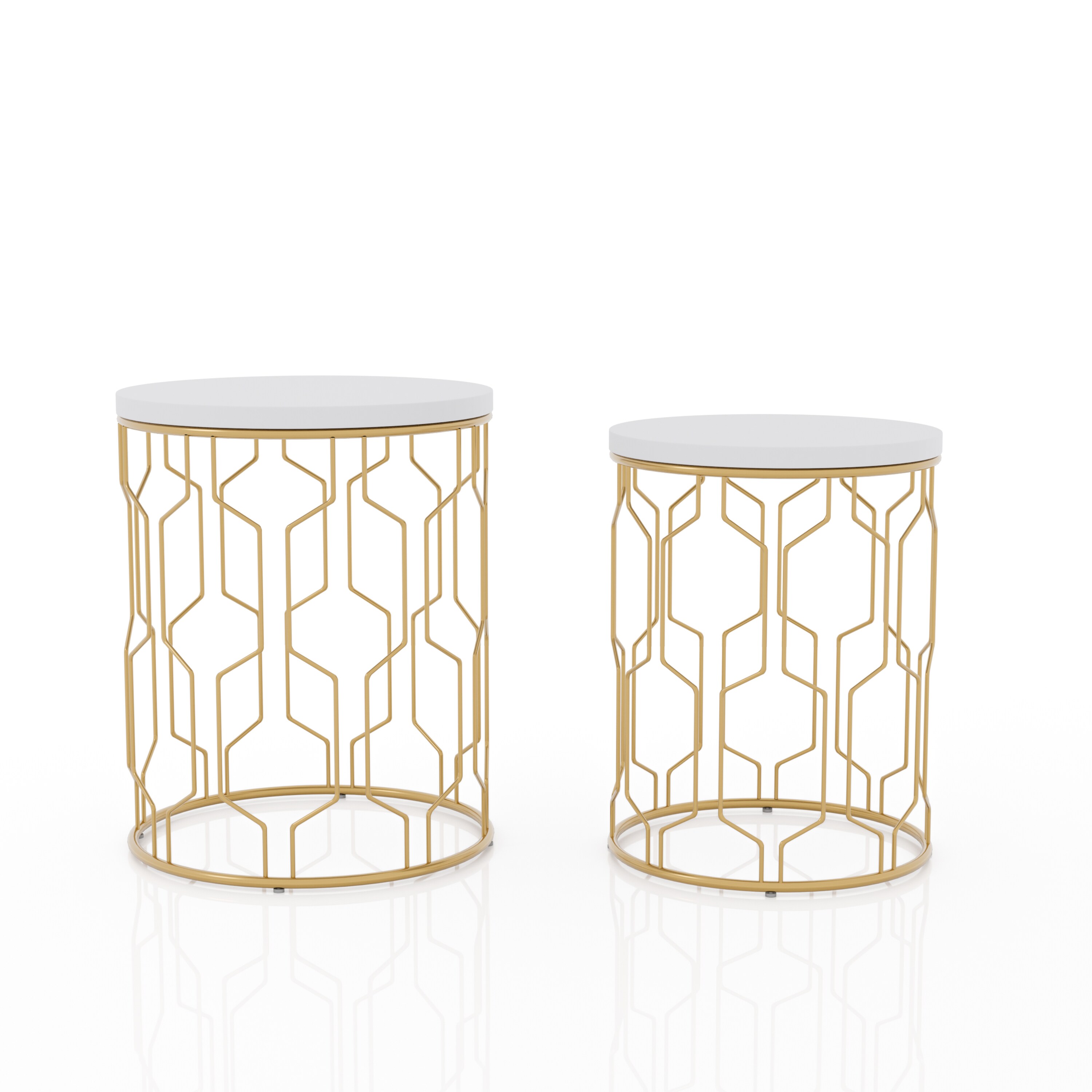 Furniture of America IDF-AC329GD End-Tables - View #2