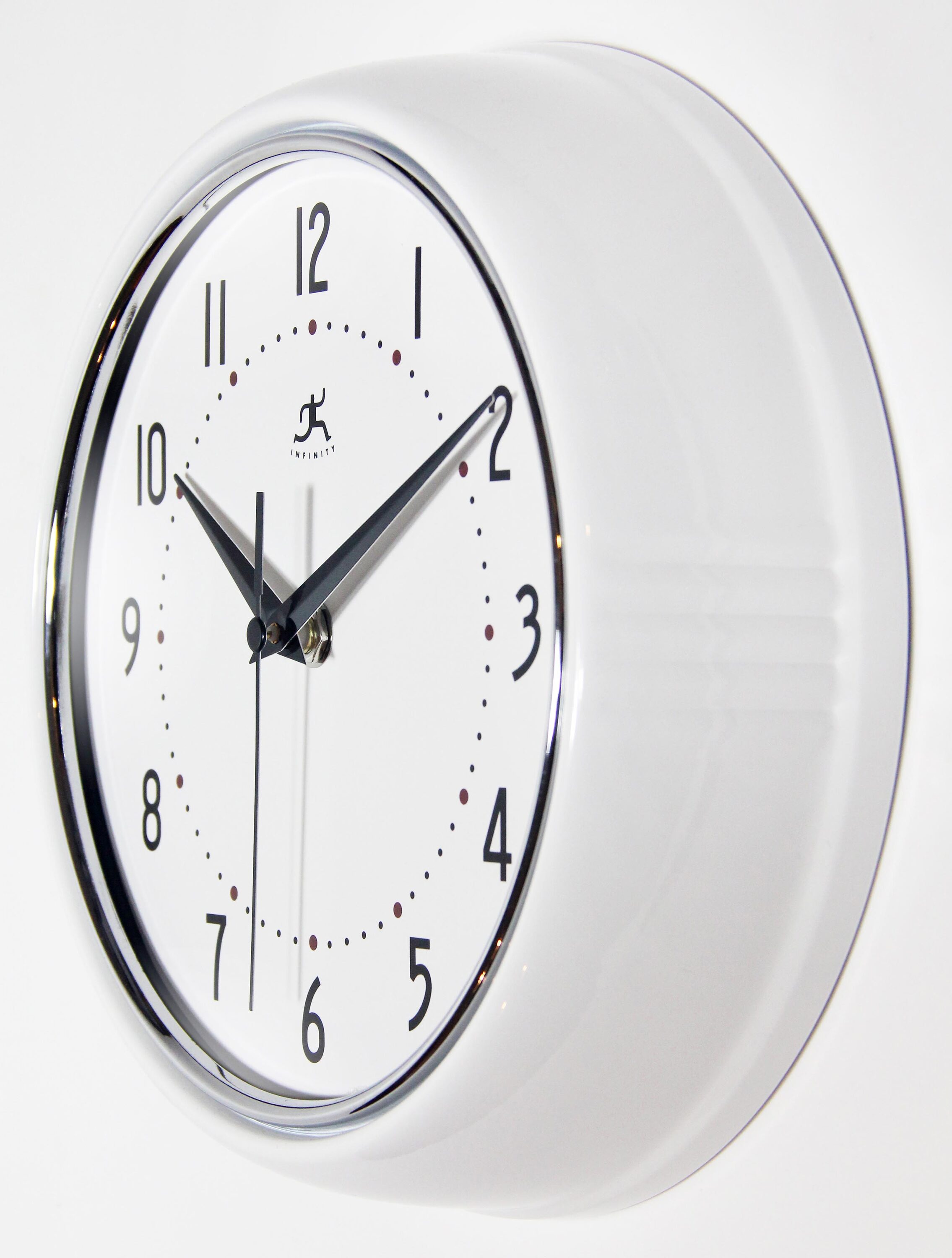 Infinity Instruments 10940-WHITE Indoor-Outdoor-Clocks - View #4