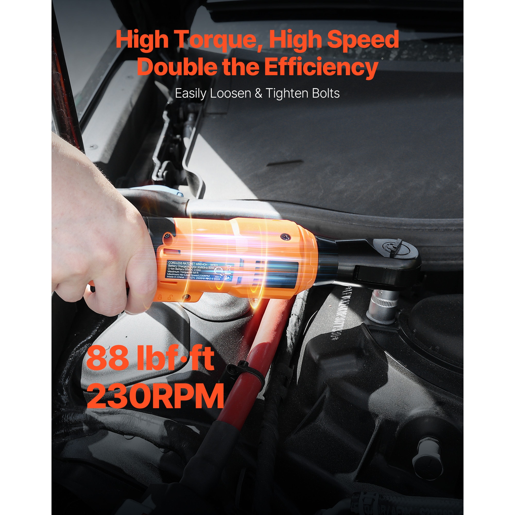Flynama G-P457440 Cordless-Impact-Wrenches - View #3