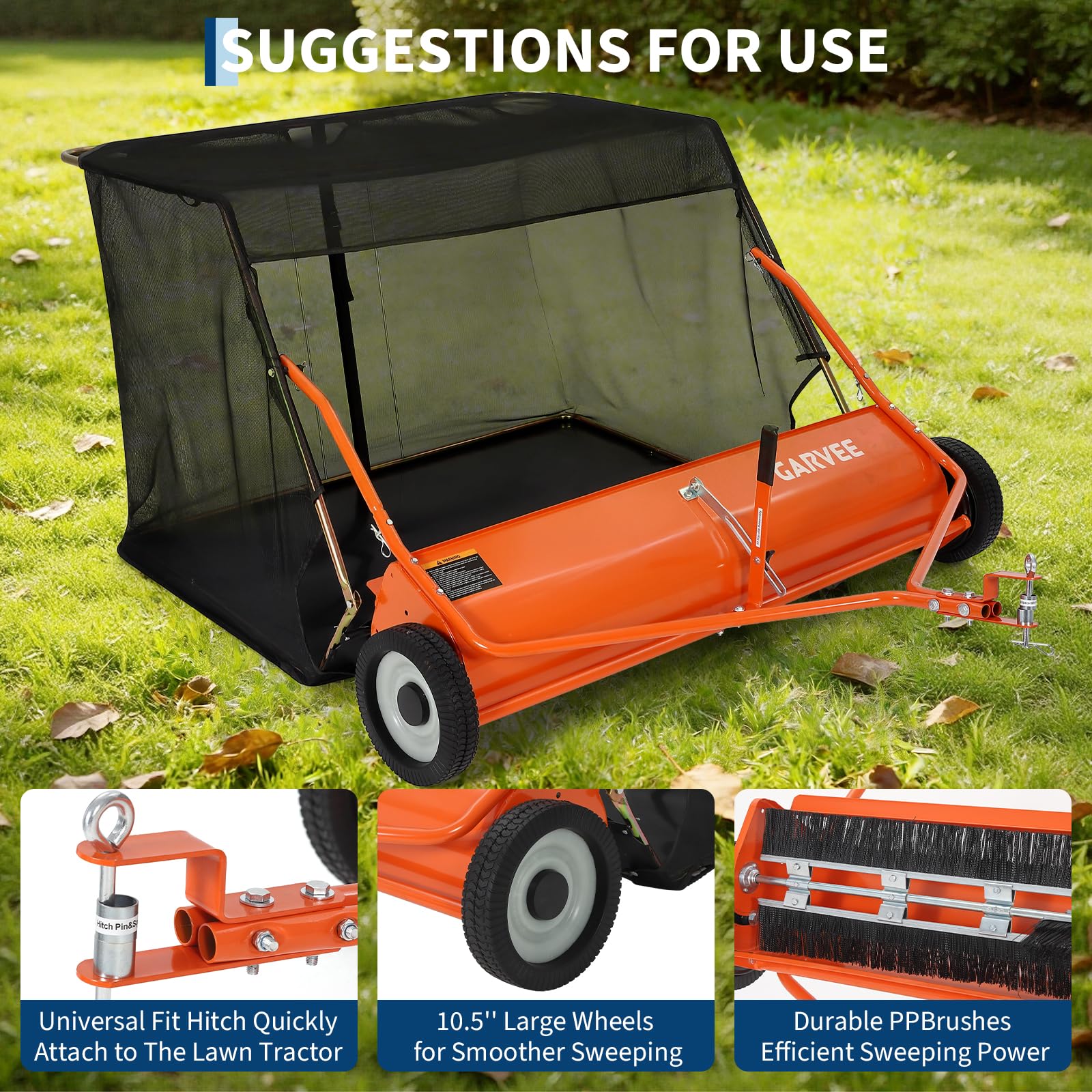 Garvee LYUTRPPG-33MMLE8M lawnsweeper - View #6