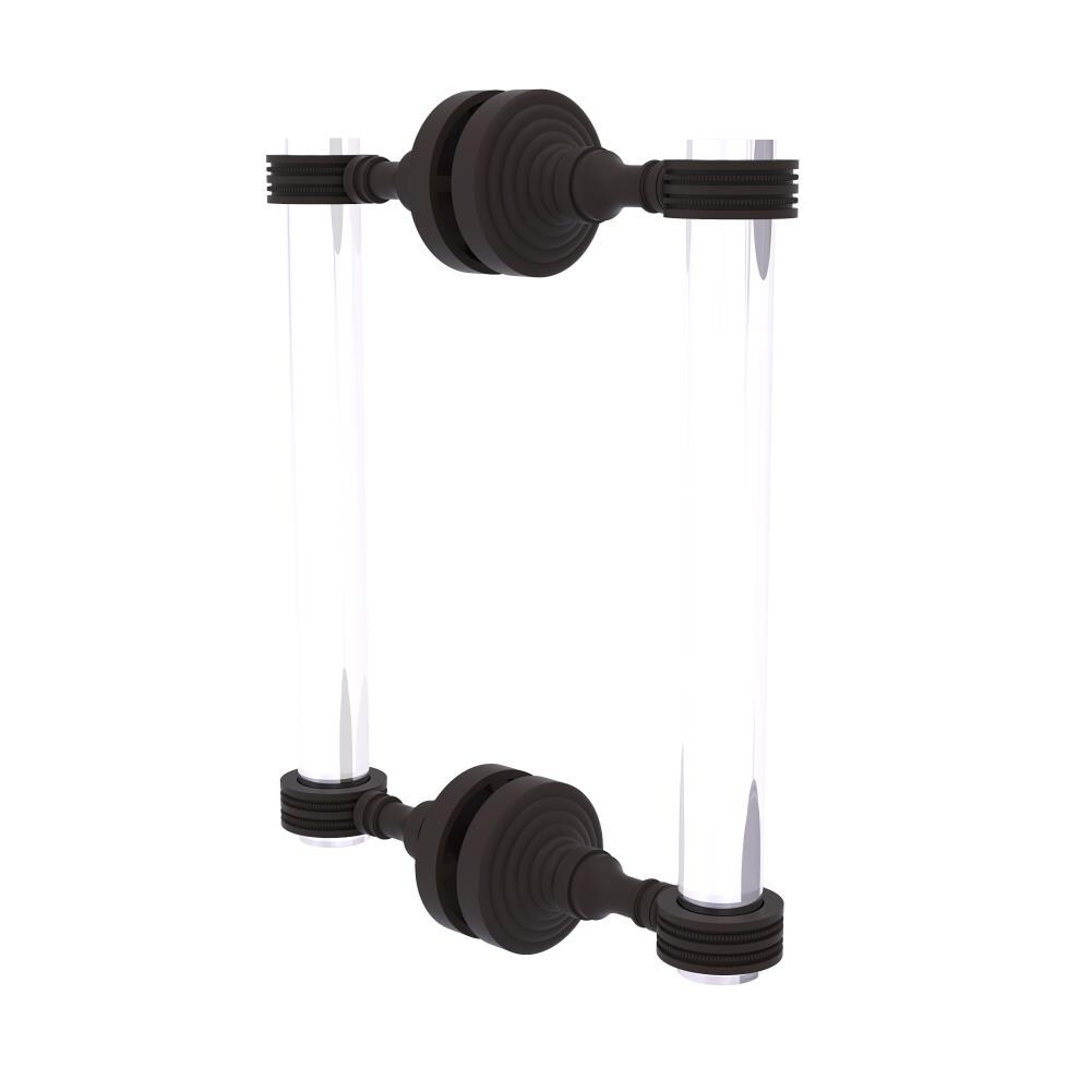 Allied Brass PG-406D-8BB-ORB Oil-rubbed bronze 8-Inches Hinged shower door Handle
