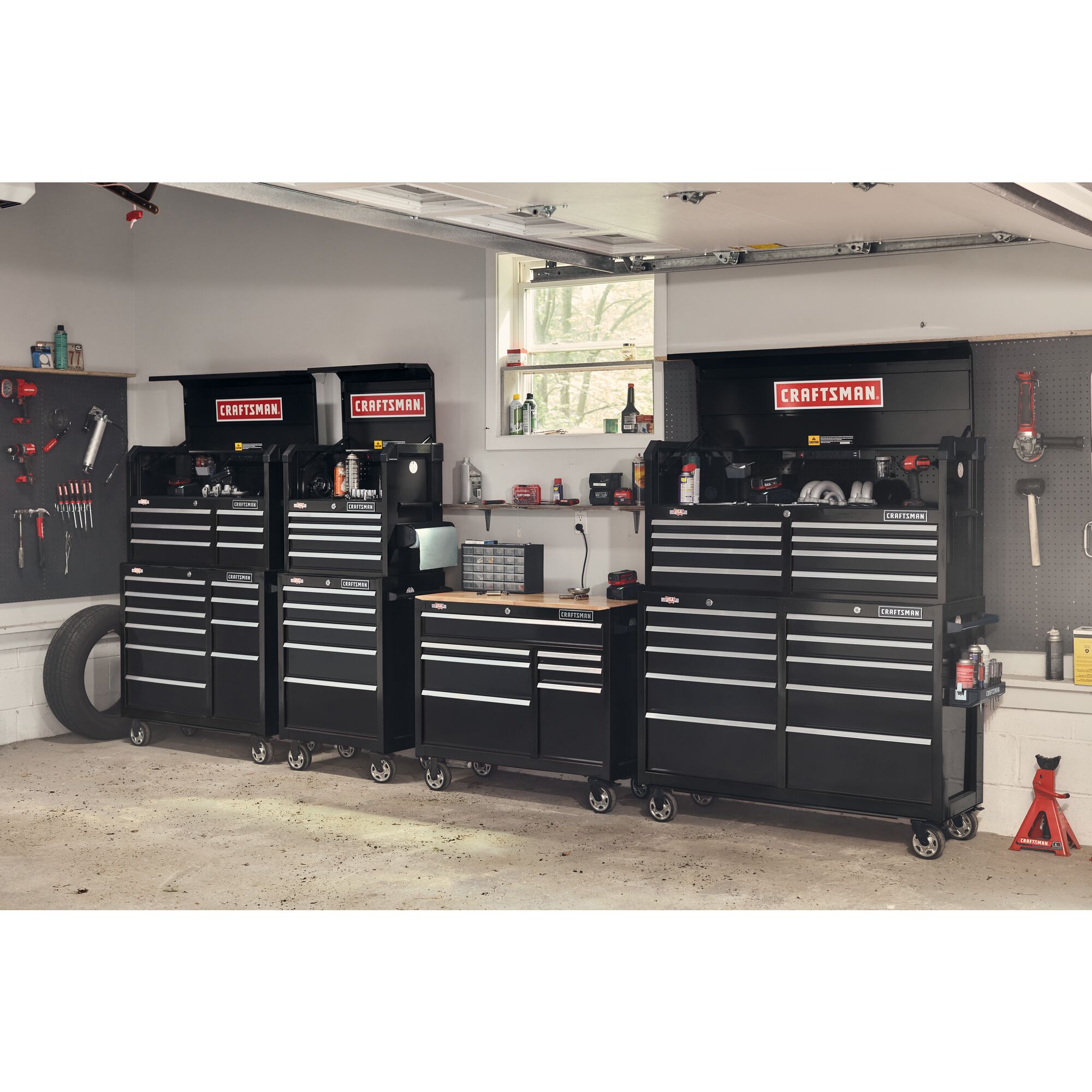 CRAFTSMAN 2000 Series 26-in W x 24.7-in H 4-Drawer Steel Tool Chest (Black)  in the Top Tool Chests department at