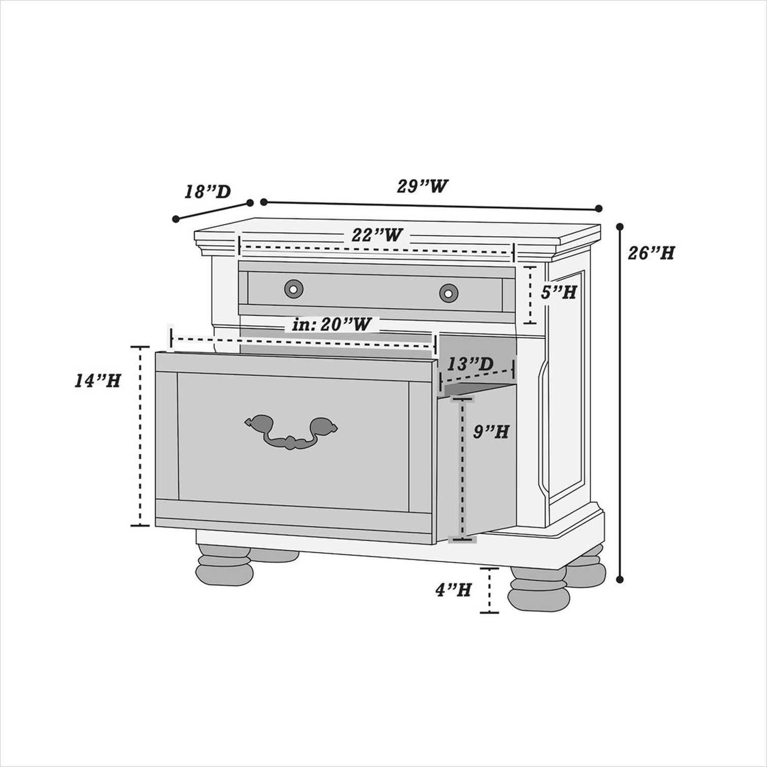 SUNCREAT OMDJWJCBTJ27 nightstands - View #6