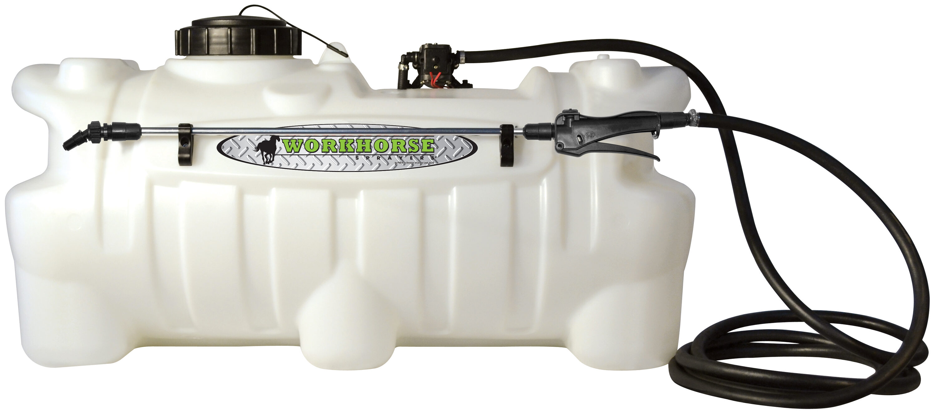 Workhorse Sprayers G23-LG25ESS 25-Gallon 12-volt Rubber Hose Tank Sprayer with Adjustable Spray