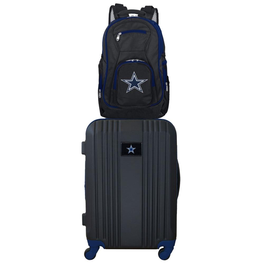 Denco Minnesota Vikings 2-Piece Luggage Set Includes 21-inch Two-Tone Hardcase Spinner and 19 Laptop Backpack 