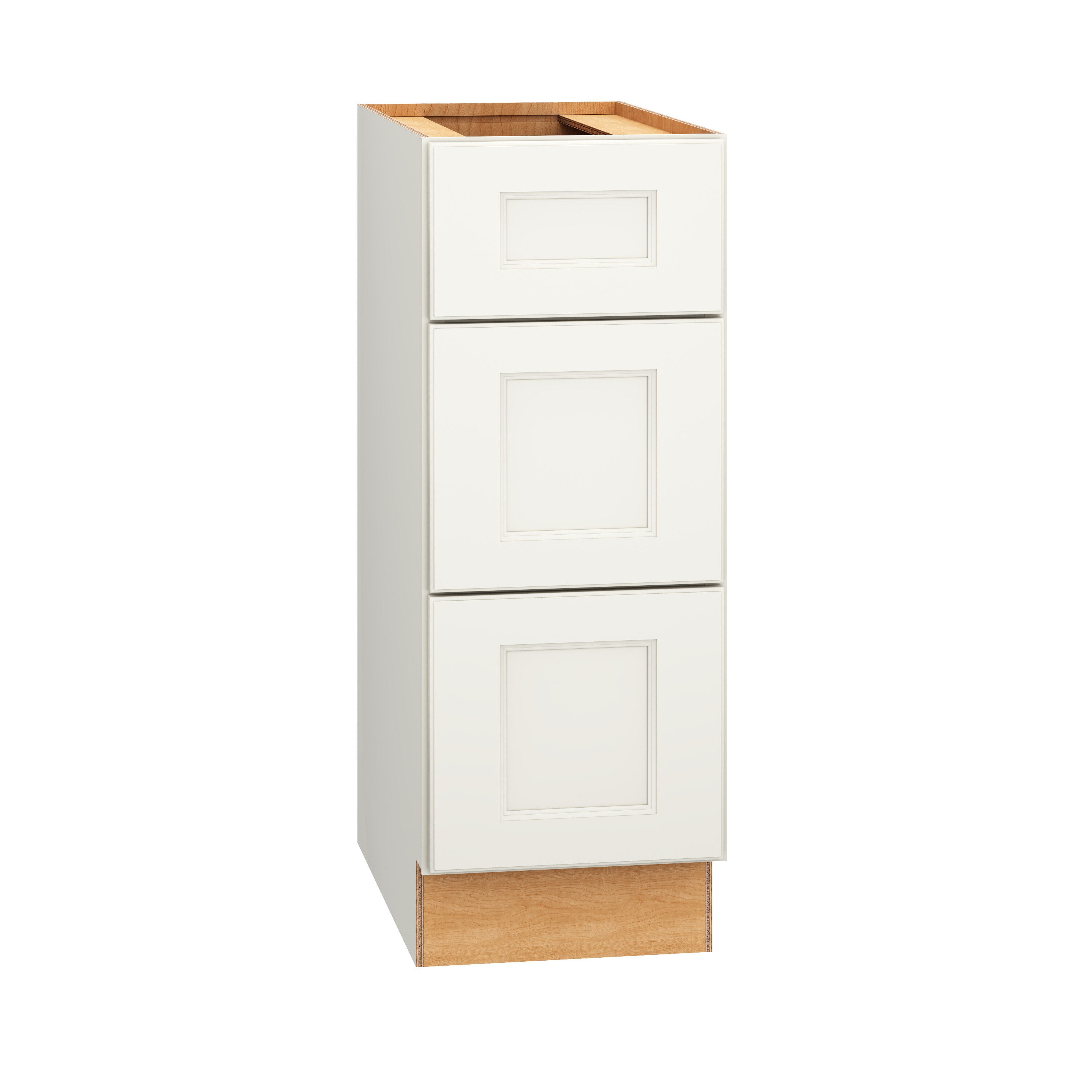 Diamond Express 325 VDB1232.521 Macaulay 12-in W x 32.5-in H x 21-in D White 3 -Drawer Wood Wall-mount Cabinet Banks