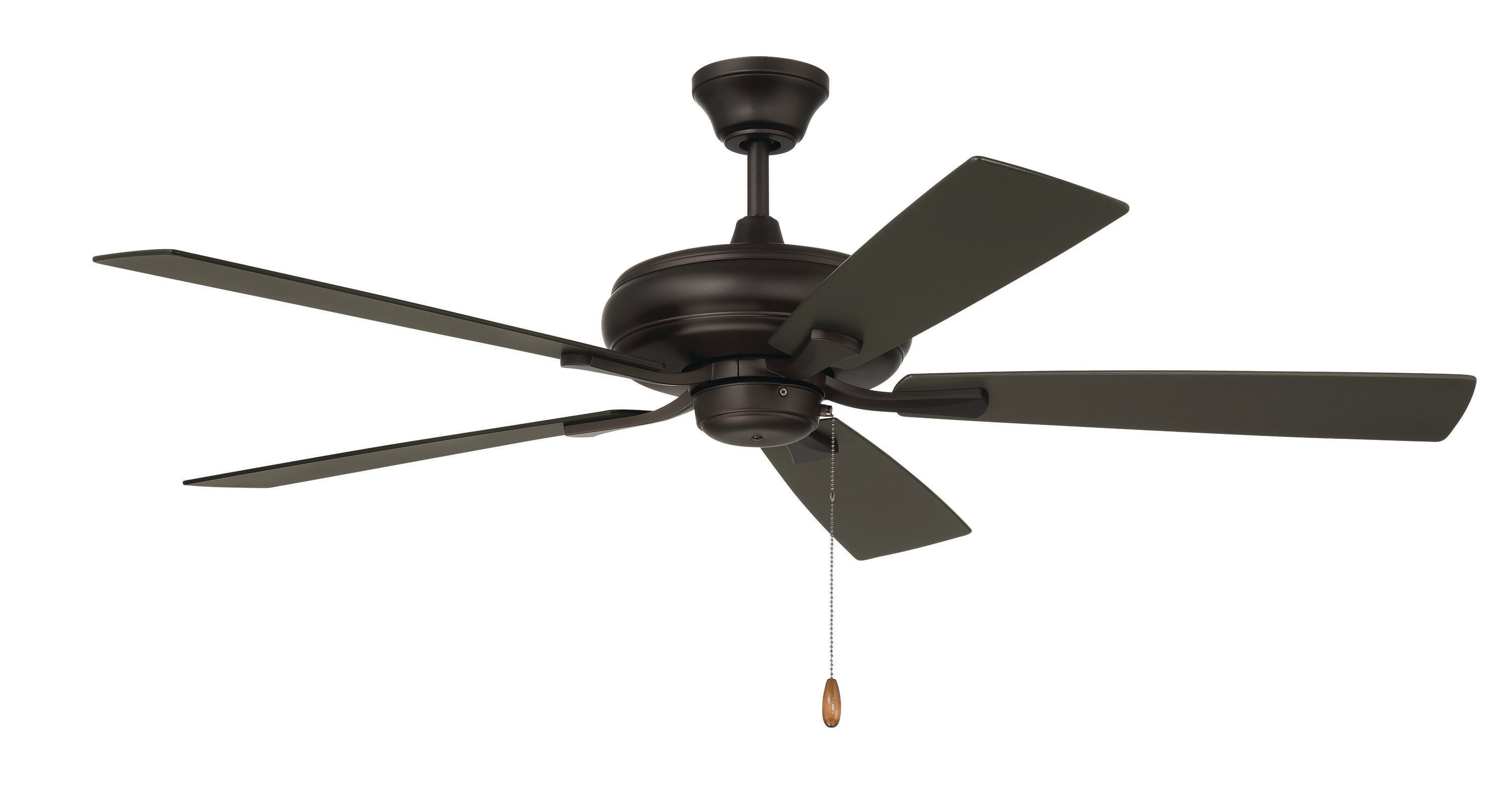 Craftmade ECF52ESP5-ESPWLN Eos 52-in Bronze with Espresso/Walnut Blades Ceiling Fan Light Kit Compatible ( 5 -Blade )