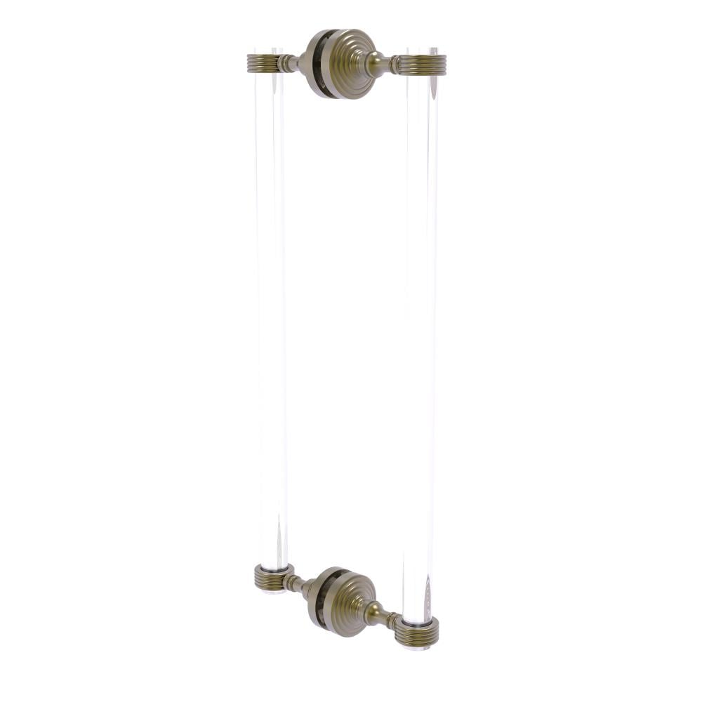 Allied Brass PG-406G-18BB-ABR Antique brass 18-Inches Hinged shower door Handle