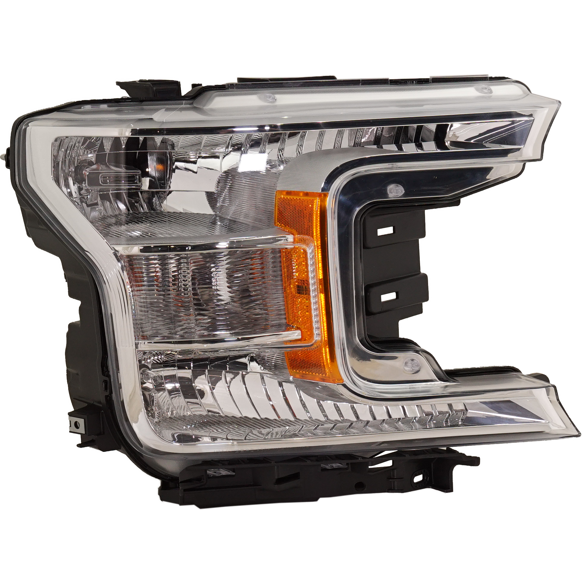 Garage-Pro GPRF10010089 Passenger Side Headlight For Ford F-150 Lariat Xl Xlt 2018-2020 Halogen with Bulb(s) Crew Cab- Extended Cab and Standard Cab Models Without Black Appearance and Special Edition Package