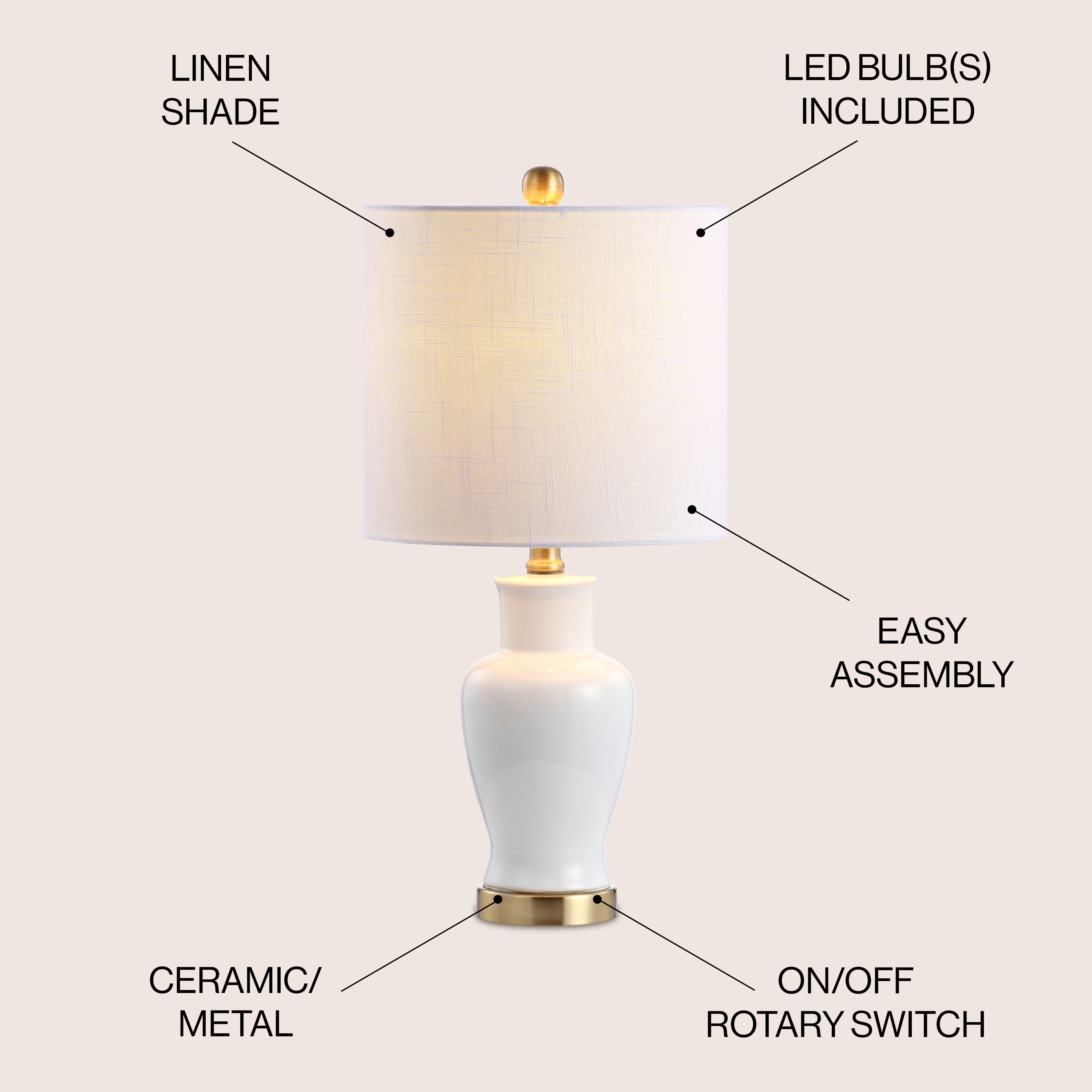 JONATHAN  Y JYL6605A Table-Lamps - View #3