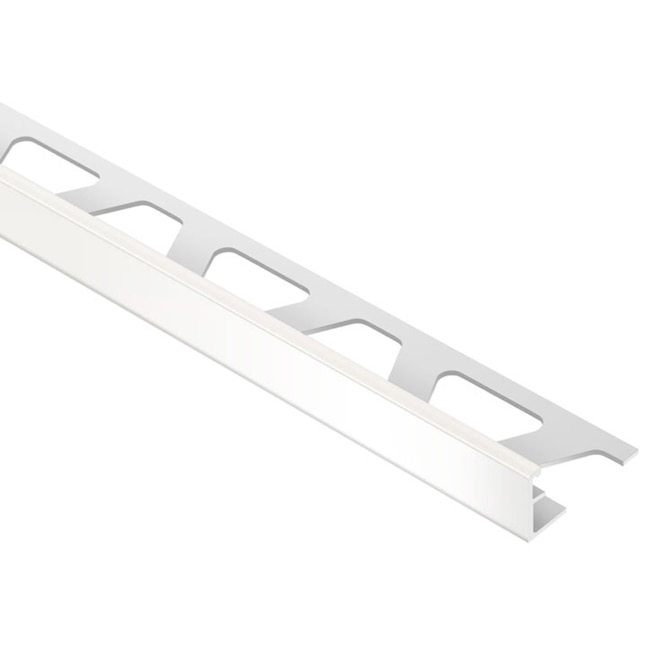 Schluter Systems Jolly 0.5-in W x 98.5-in L Bright Black Aluminum L-angle Tile Edge Trim Schluter Systems Jolly 0.5-in W x 98.5-in L Bright Black Aluminum L-angle Tile Edge Trim